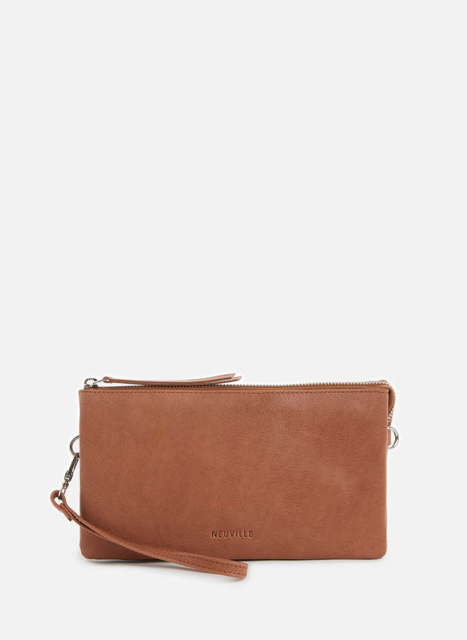 Bloom leather clutch  NEUVILLE