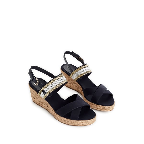 Sandales à talon compensé