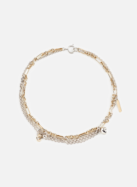 Rachel-Halskette aus goldenem MessingJUSTINE CLENQUET 