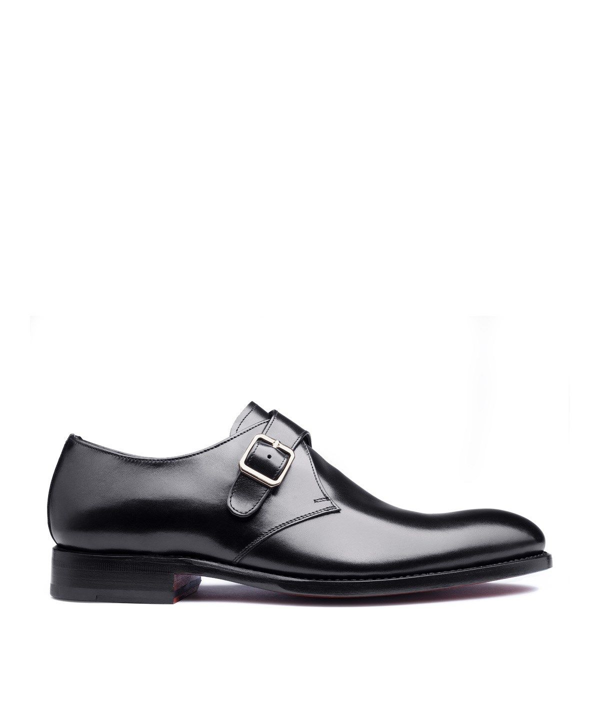 Chaussure monk en cuir beckett Noir