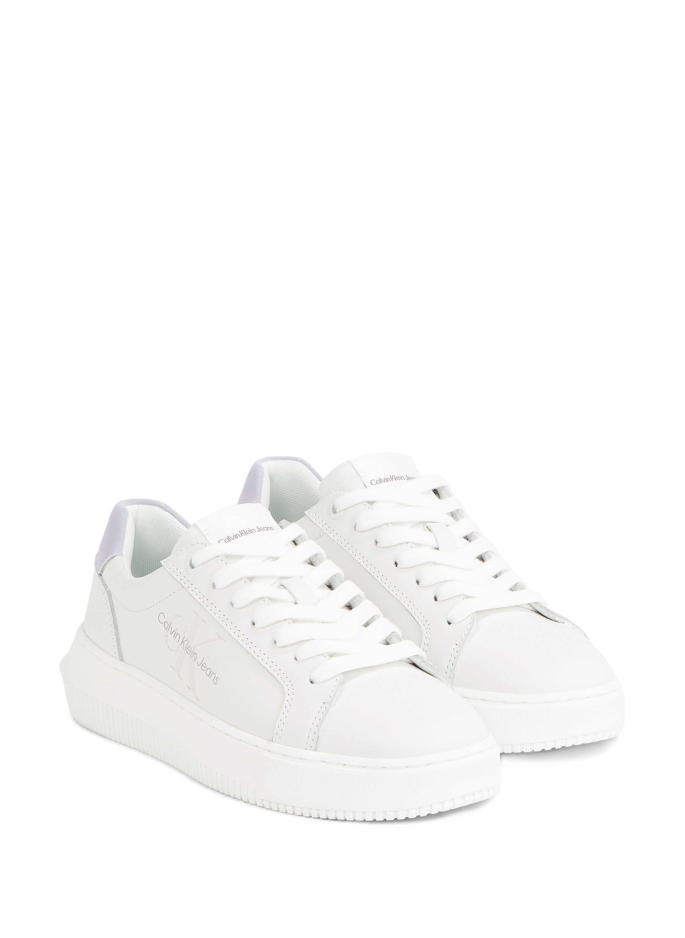 Baskets basses en cuir