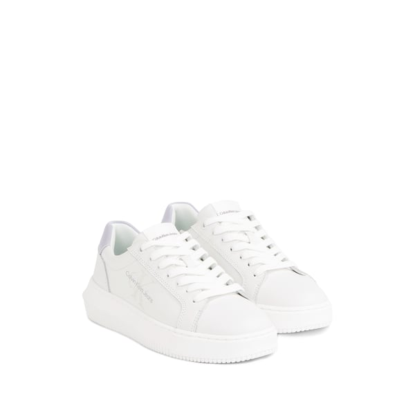 Baskets basses en cuir