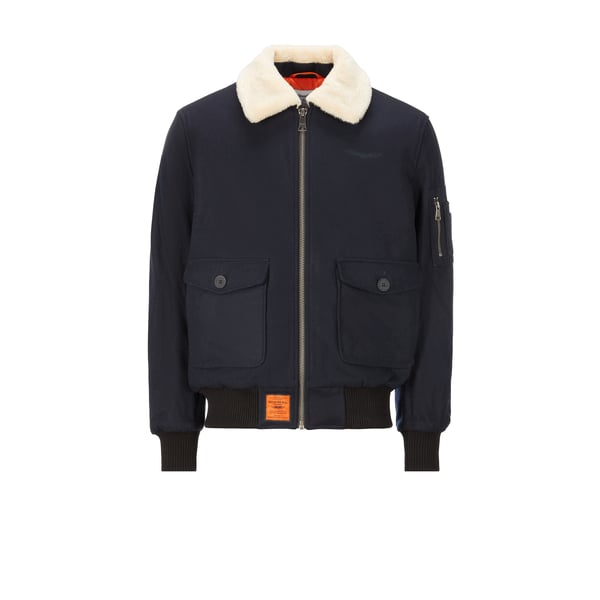 Blouson en laine mélangé