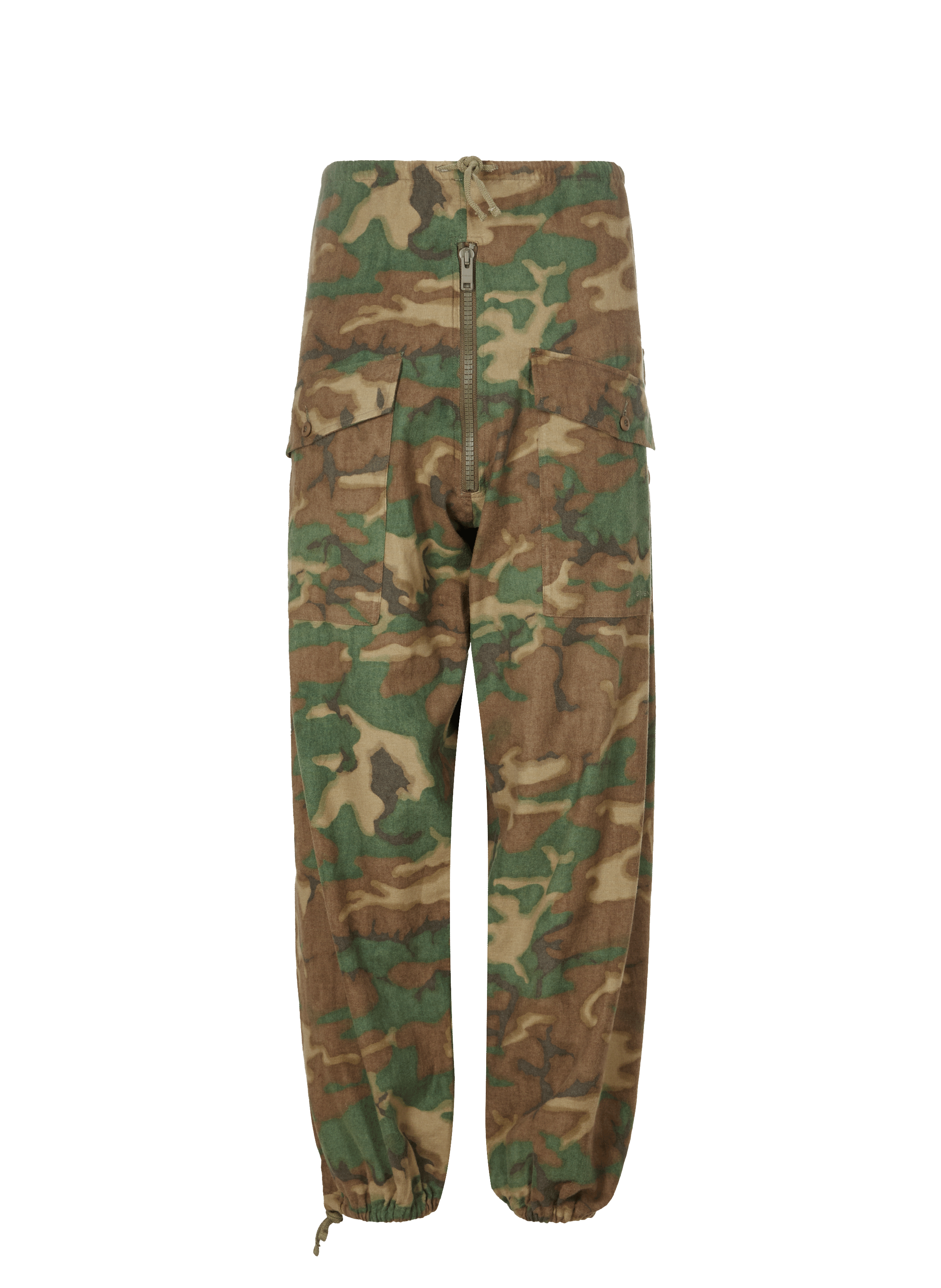 Pantalon à motif camouflage