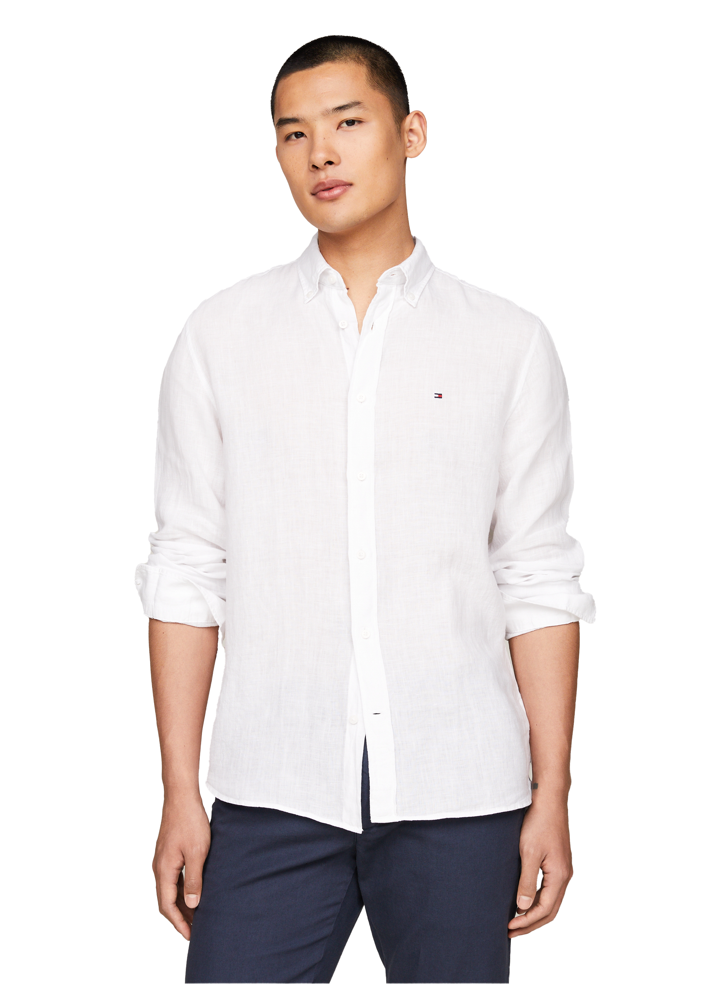 Linen shirt TOMMY HILFIGER White