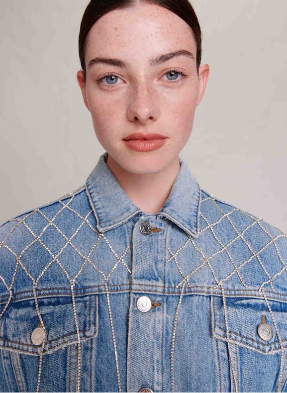 Maje veste jean sale