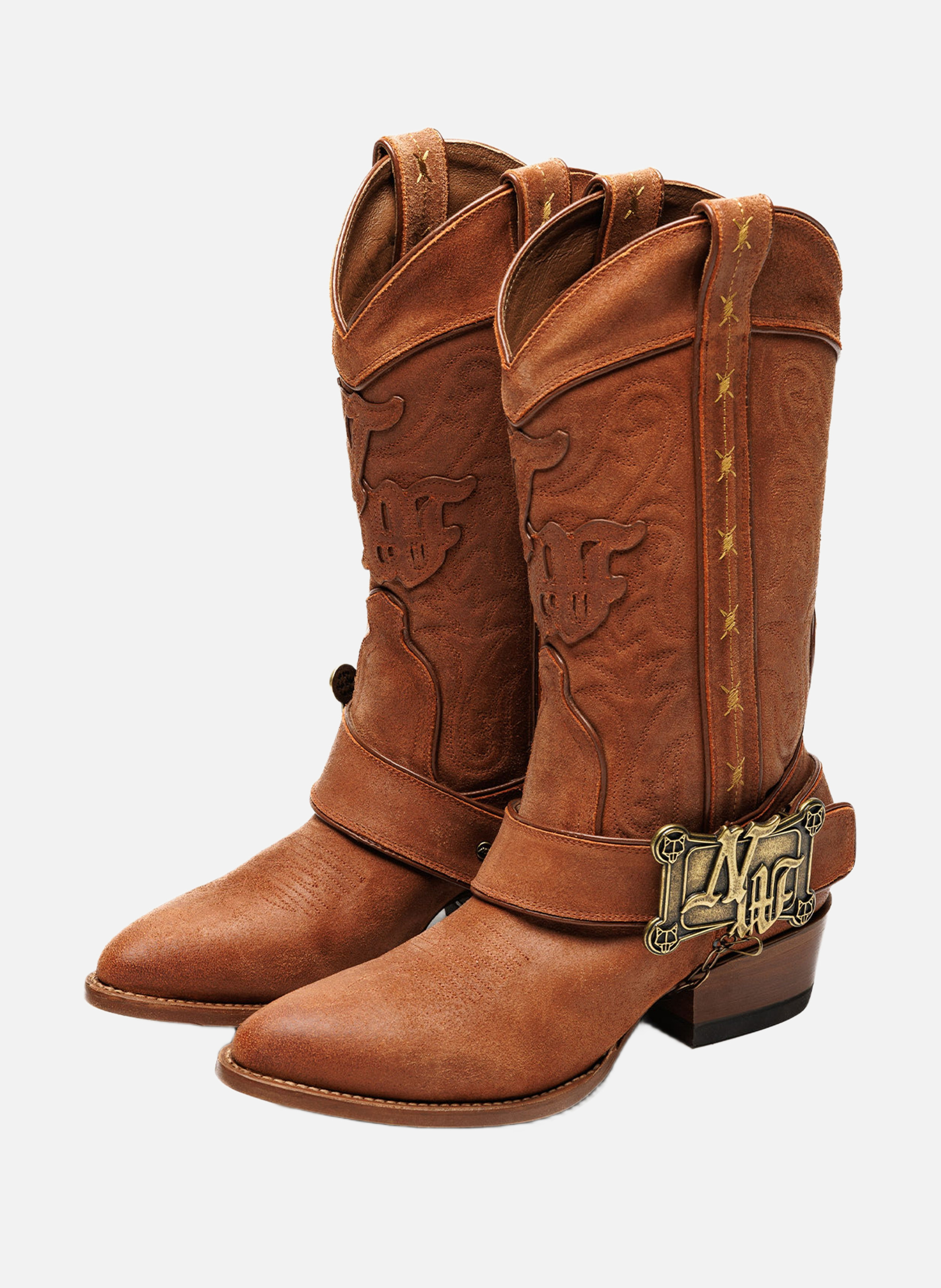 Bottes outlaw NAKED WOLFE Marron