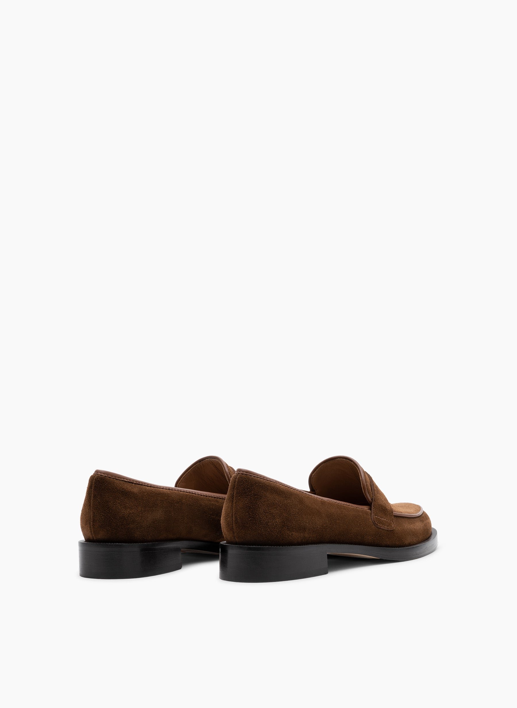 Mocassins baker en veau velours Marron