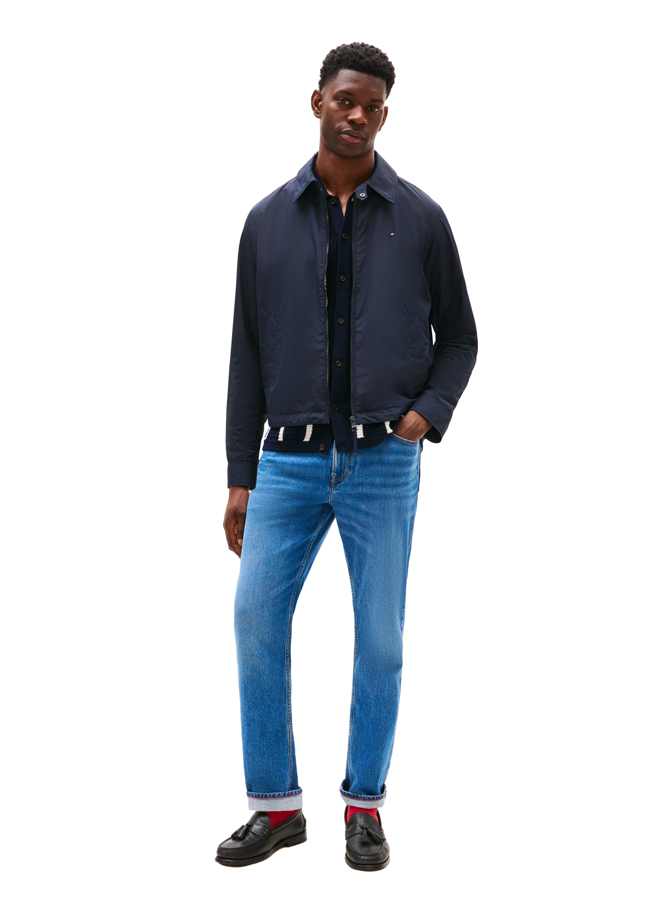 Ivy waterproof and packable zip-up jacket TOMMY HILFIGER Blue