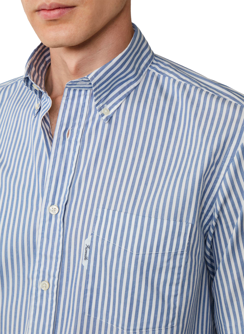 Chemise rayée en coton FACONNABLE Multicolore
