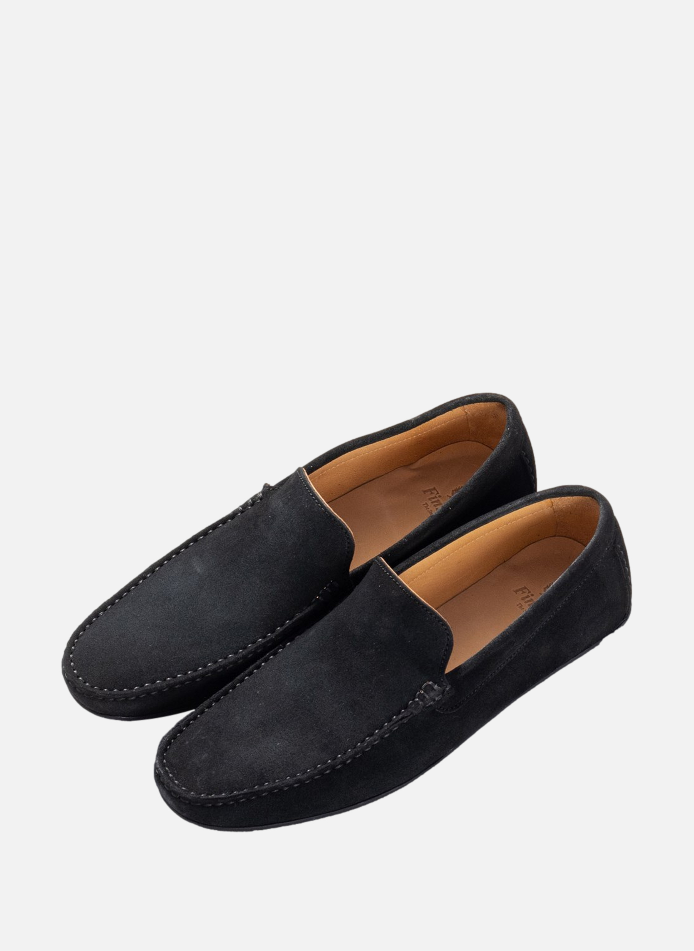 Mocassins daim dandy FINSBURY Noir