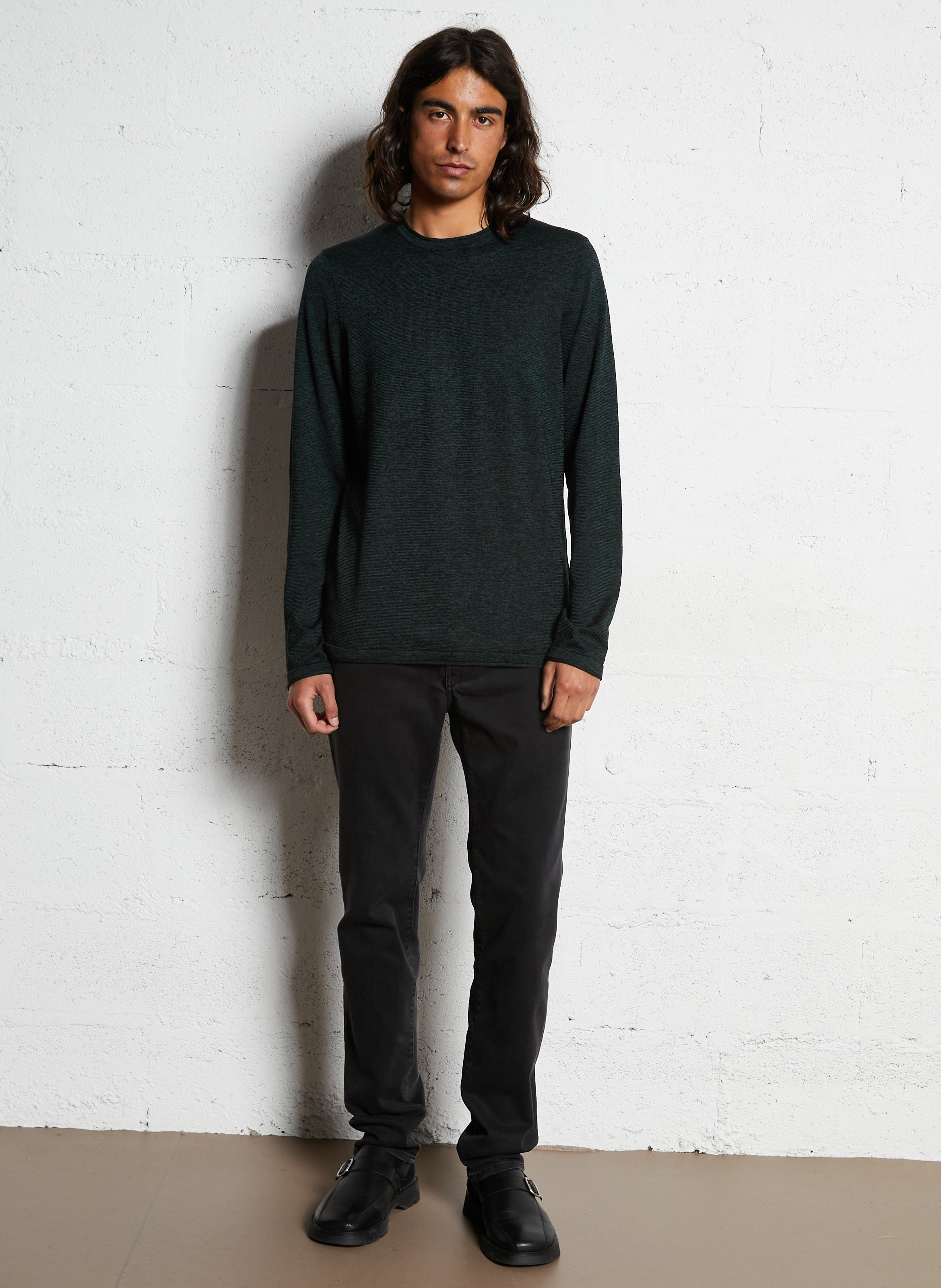 Jean slim en coton mélangé bruce IKKS Noir