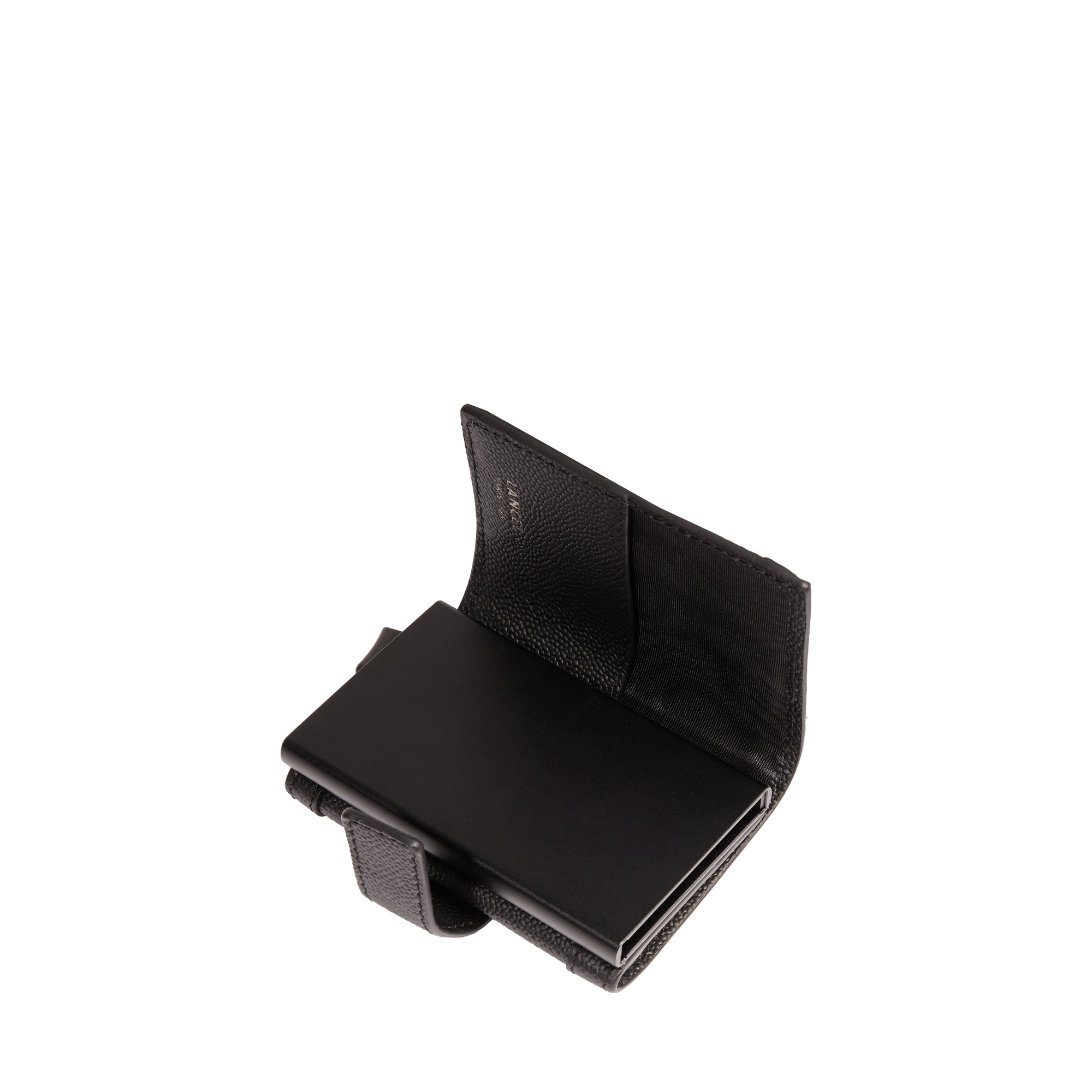 Porte-cartes smart charlie de lancel en cuir LANCEL Noir