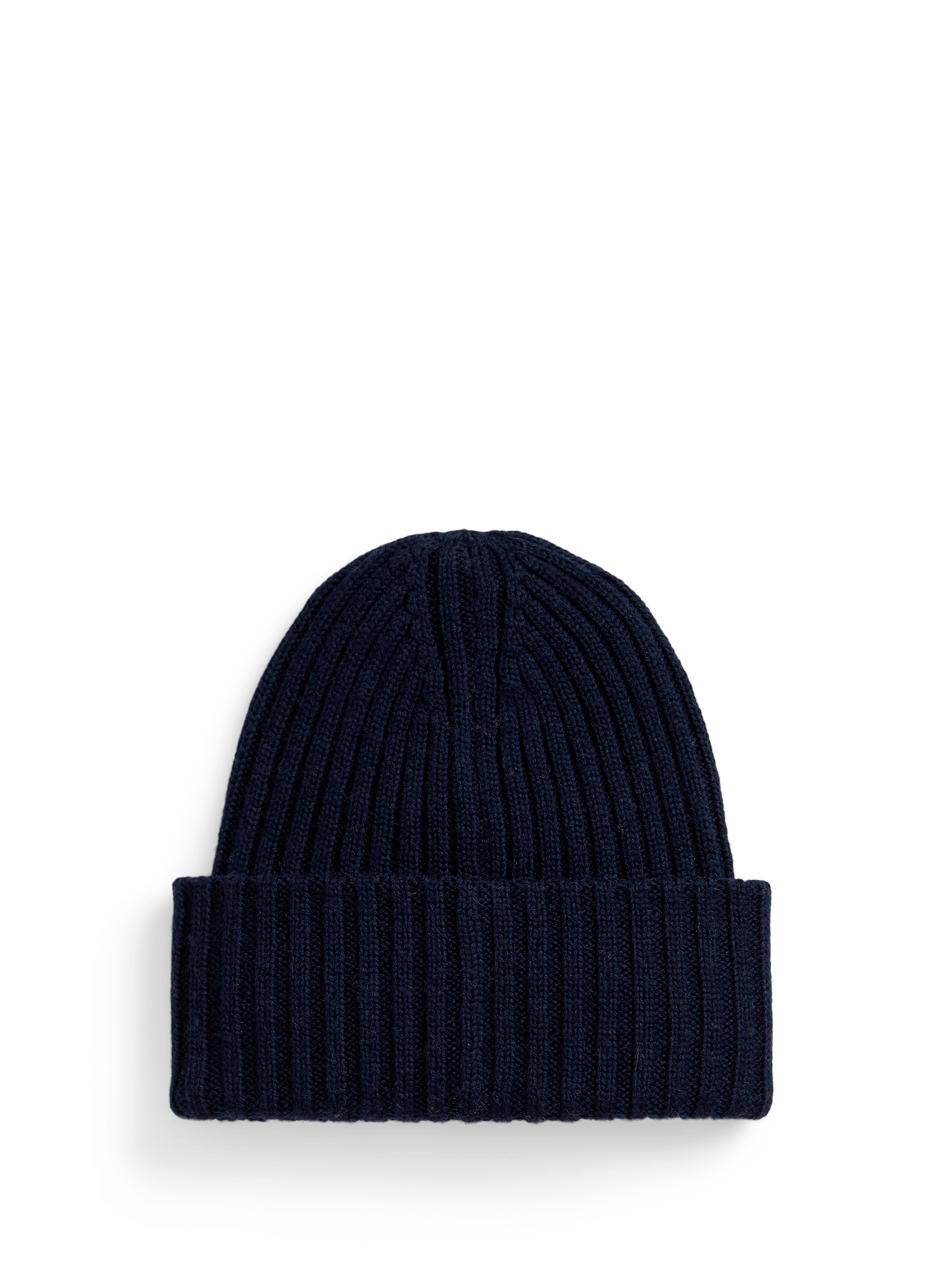 Bonnet en laine mélangéee POLO RALPH LAUREN Bleu