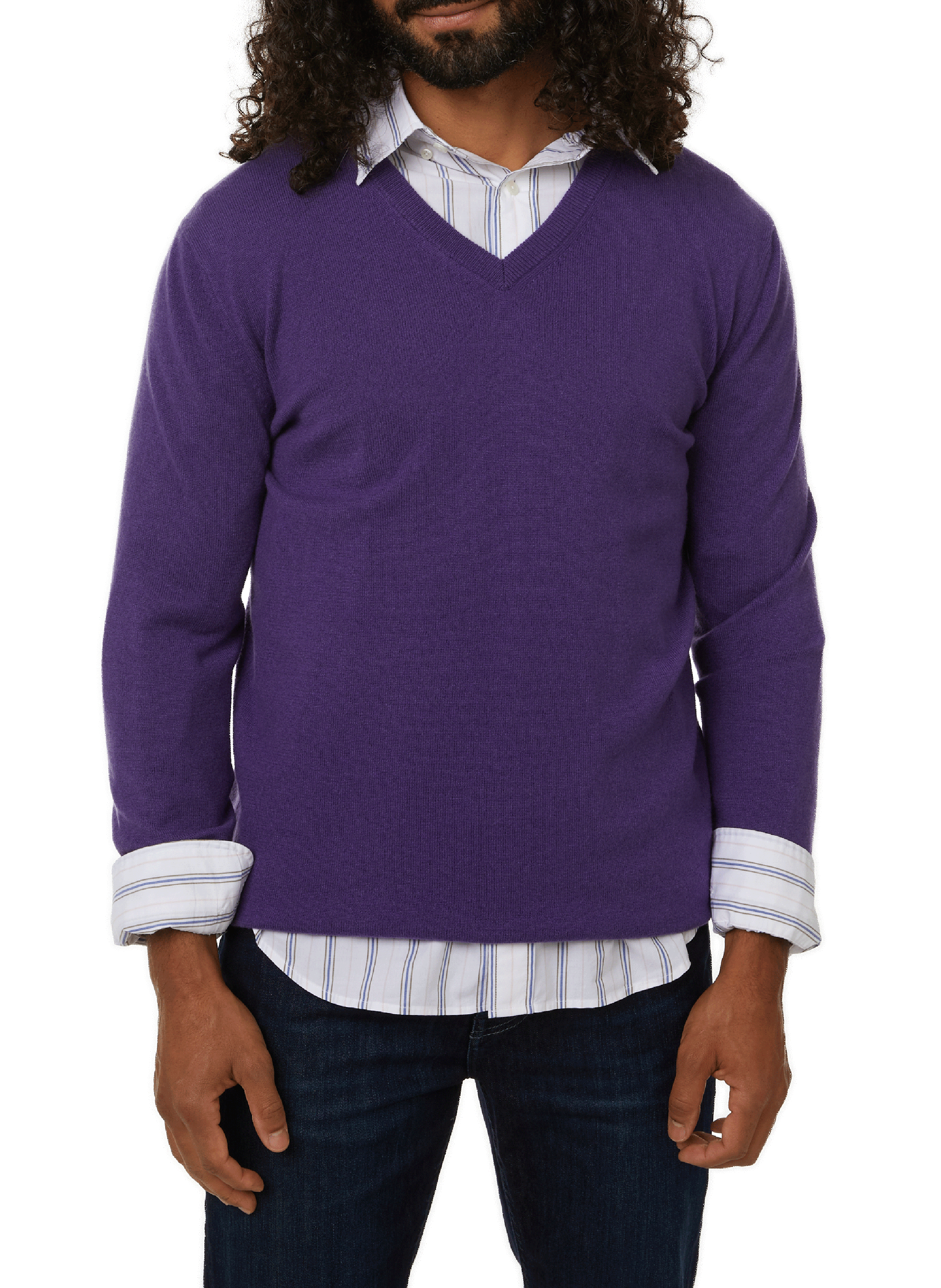 AU PRINTEMPS PARIS Cashmere jumper Purple