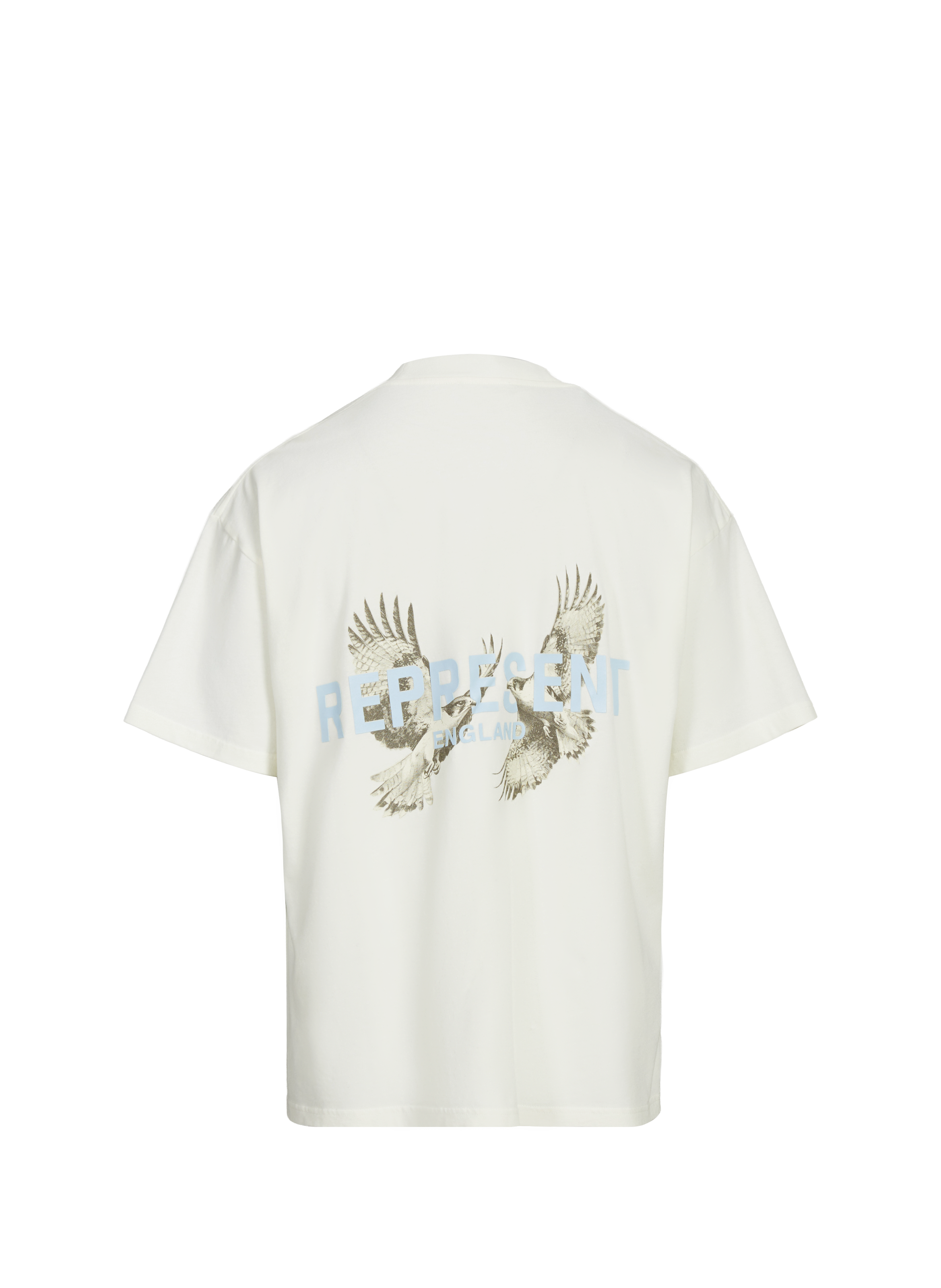 Biker-style cotton t-shirt REPRESENT White