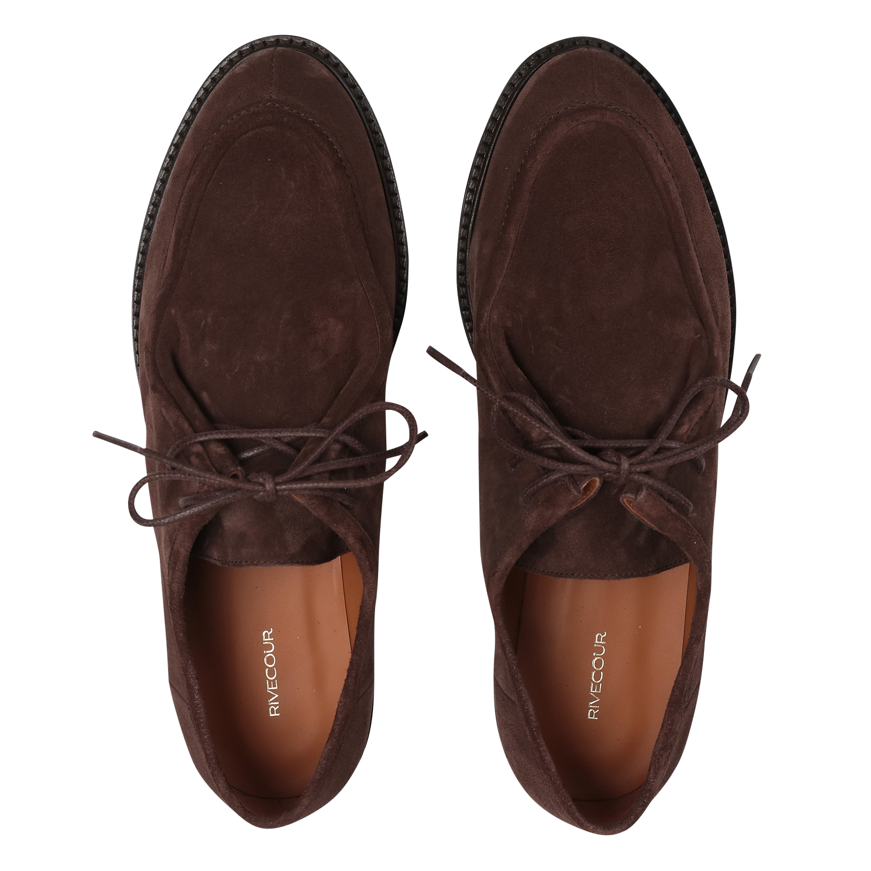 Derbies en cuir n°183 RIVECOUR Marron