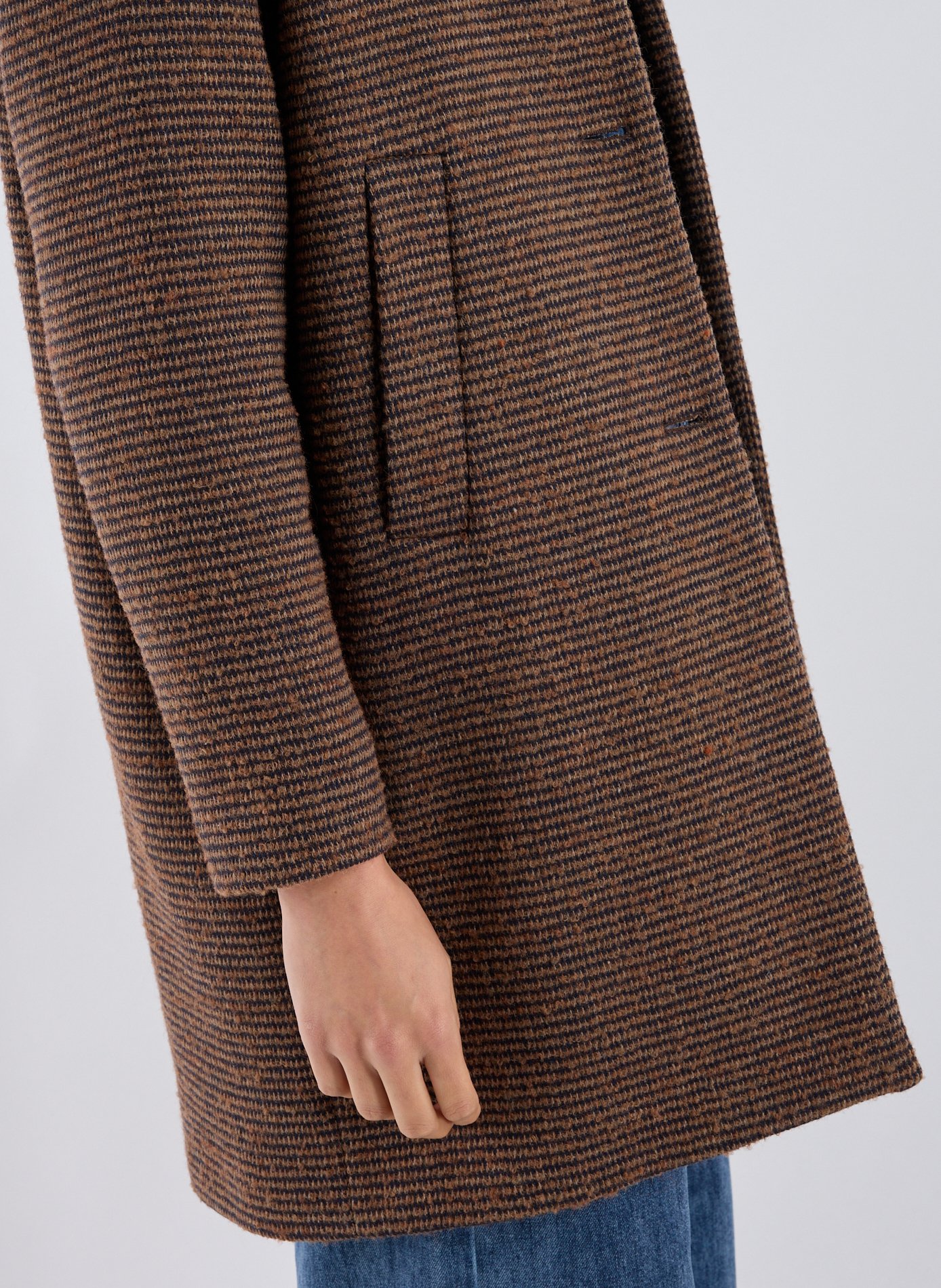 Manteau en laine mélangée TRENCH & COAT Marron