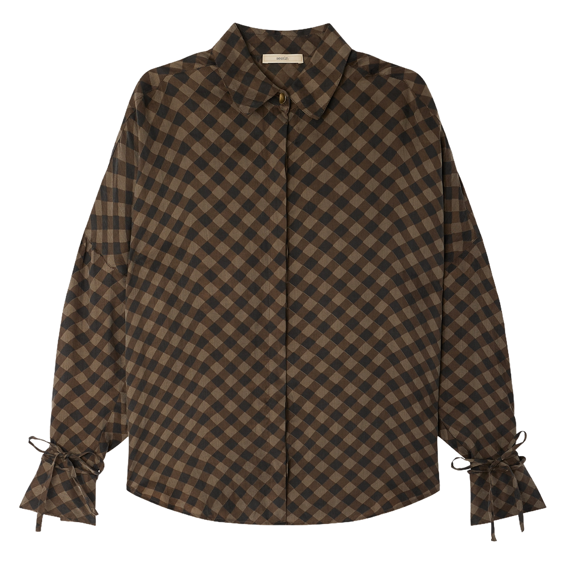 Chemise ample à carreaux armanchecks SESSUN Multicolore