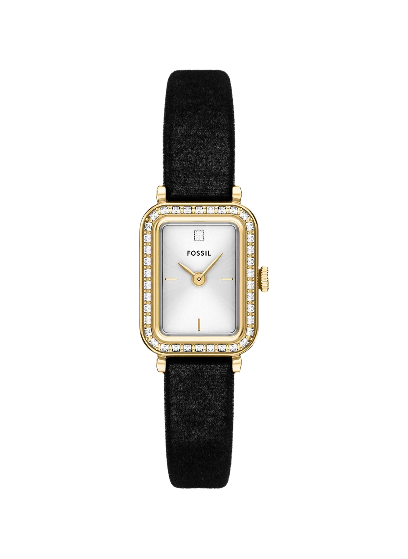 Montre quartz bracelet cuir FOSSIL Argent