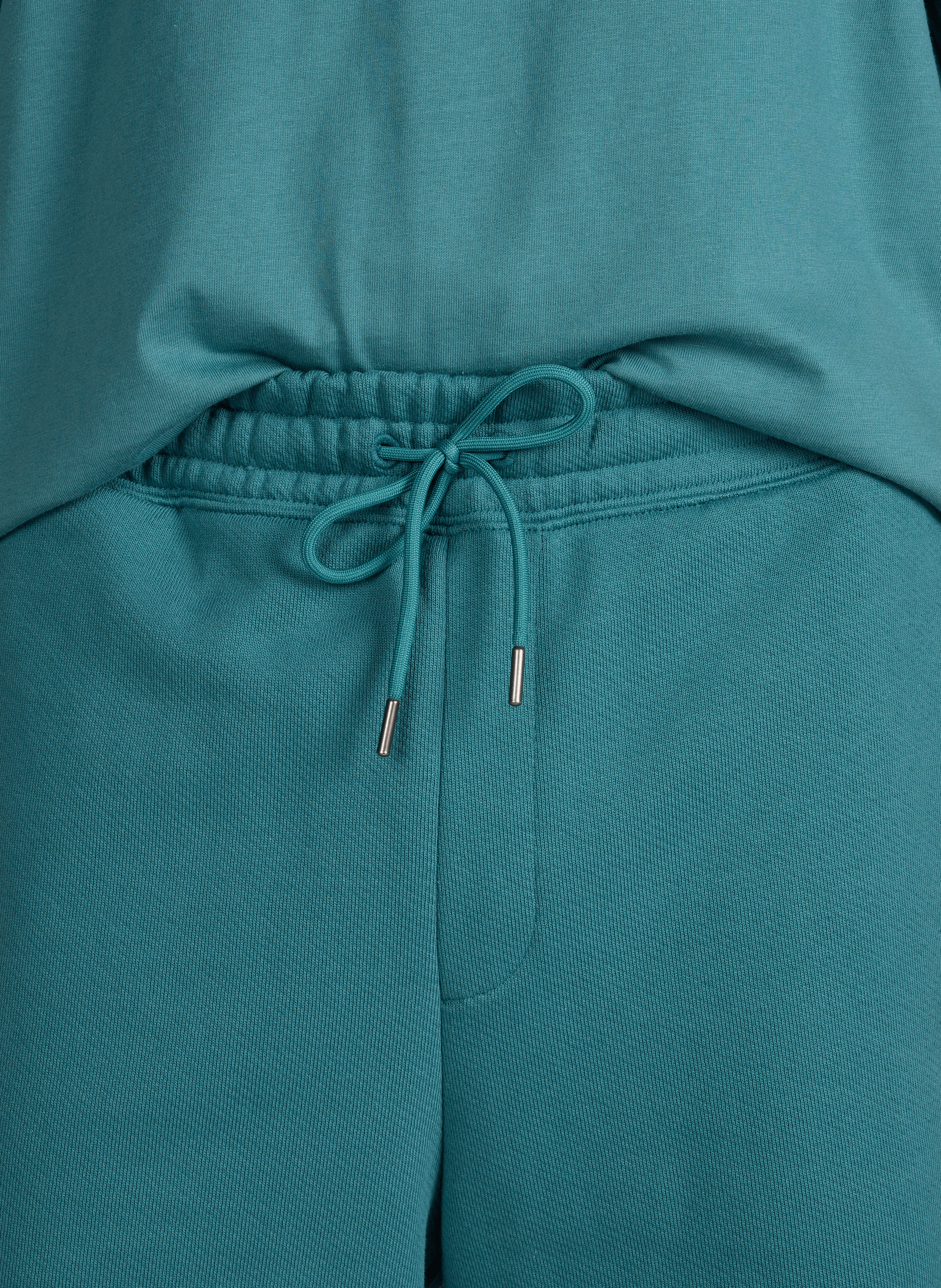 Plain cotton shorts HUGO BLUE Blue