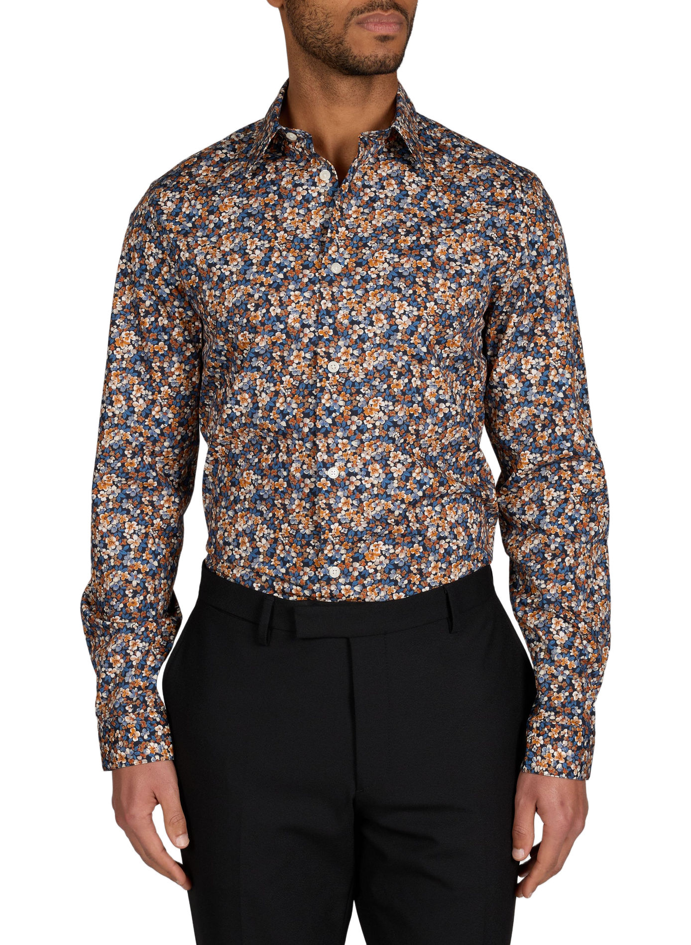 Patterned cotton shirt  AU PRINTEMPS PARIS Multicolour