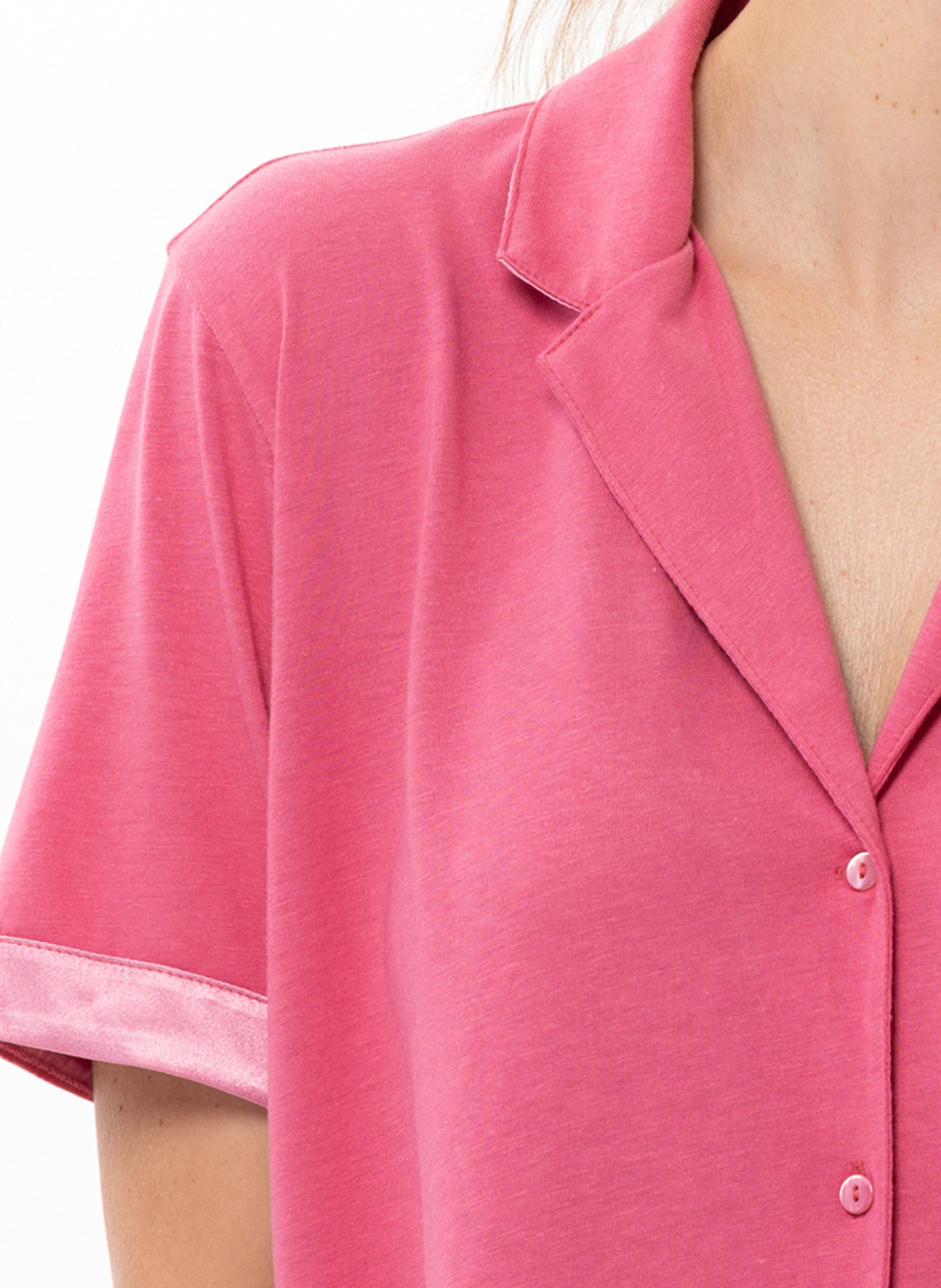 Pyjama short en coton modal mily 200 LE CHAT Rose