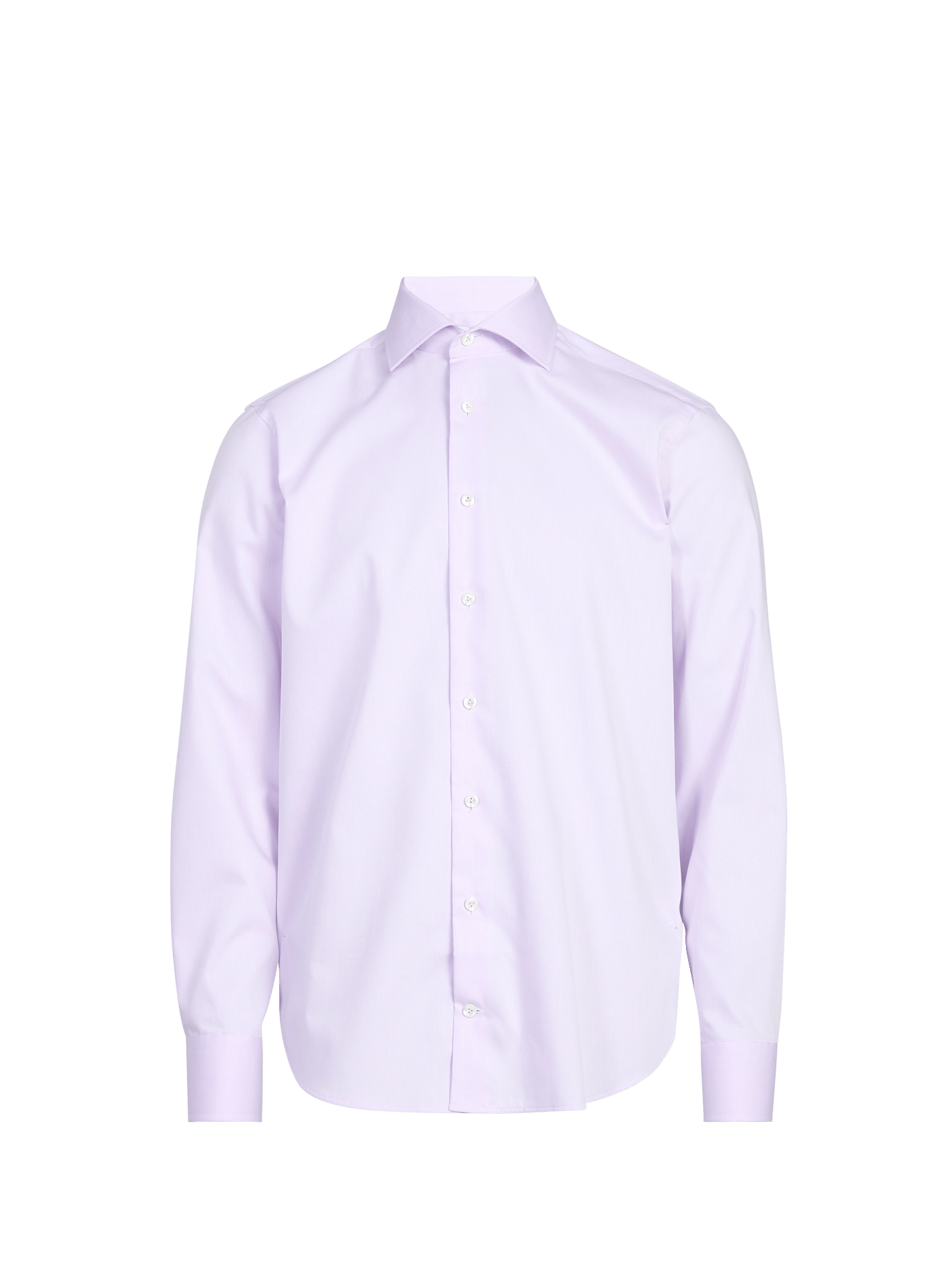 Effen katoenen overhemd met klassieke kraag VAN LAACK Roze