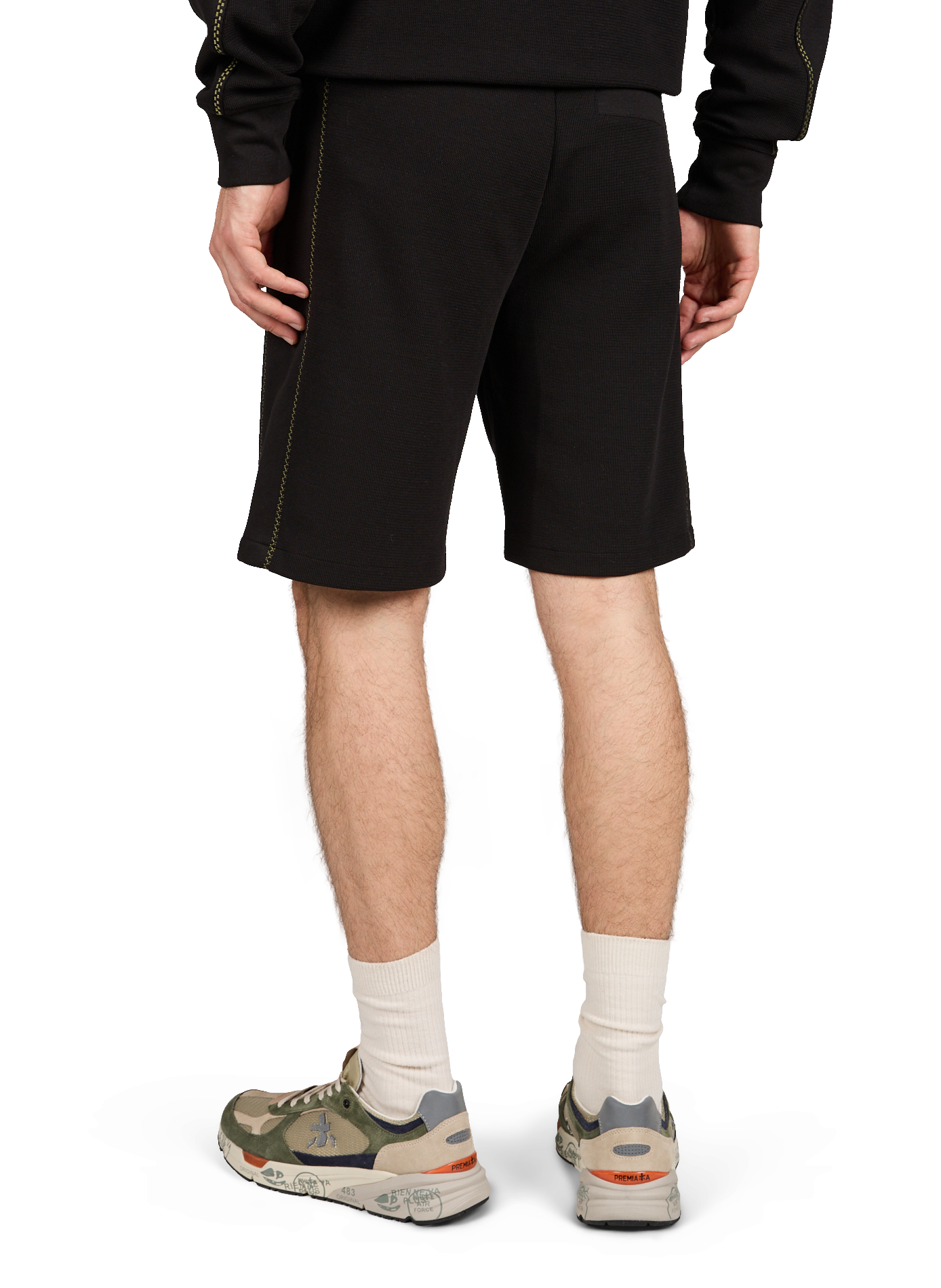 Textured blend cotton shirt PAUL SMITH Black