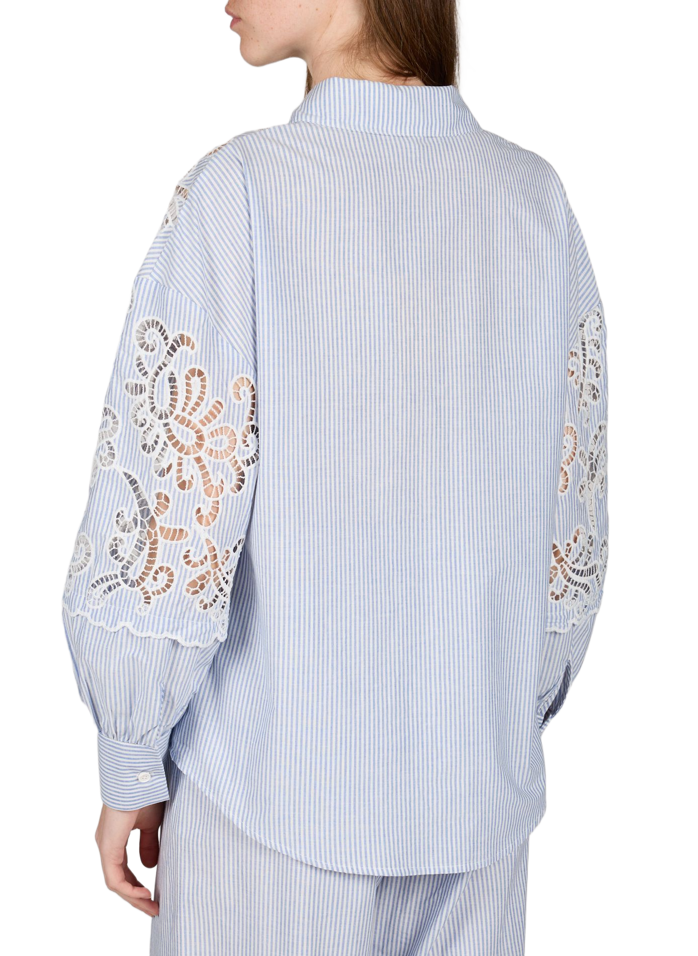 Leticia cotton blouse SUNCOO Blue