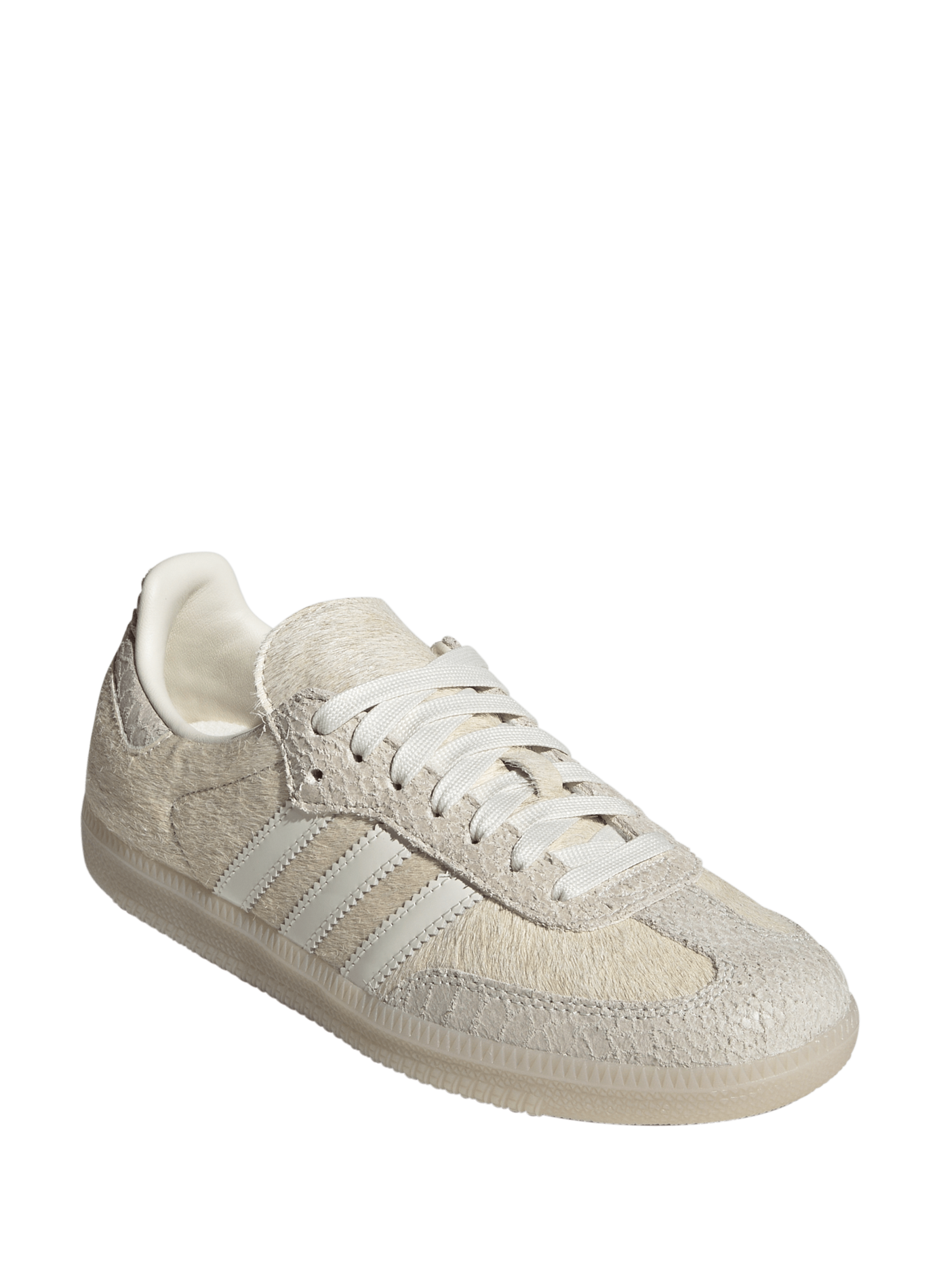 Baskets Samba texturé en cuir mélangé ADIDAS Beige