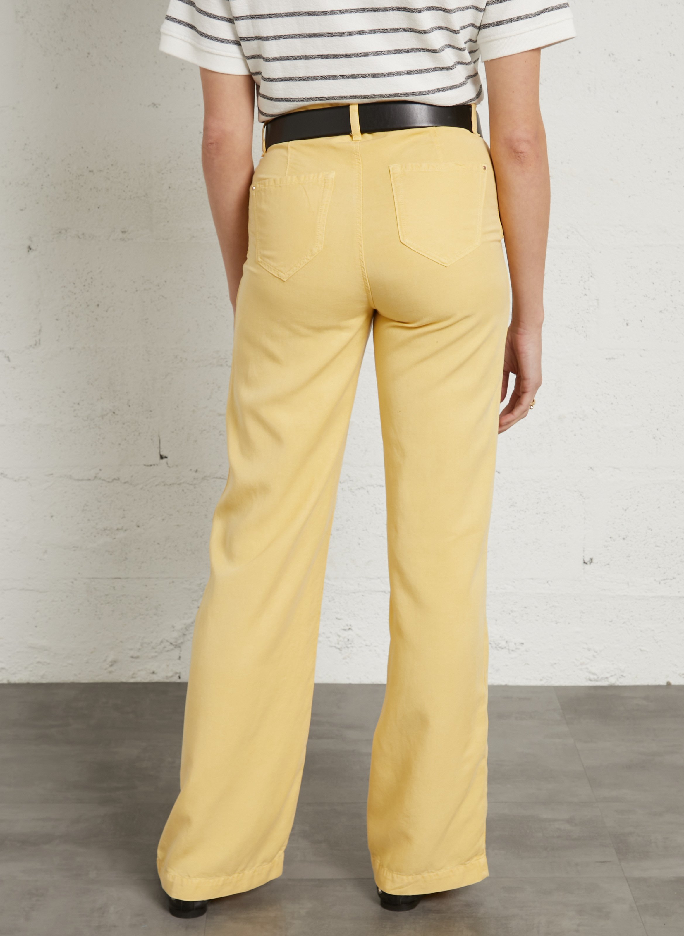 Pantalon droit sandy MAISON 123 Jaune