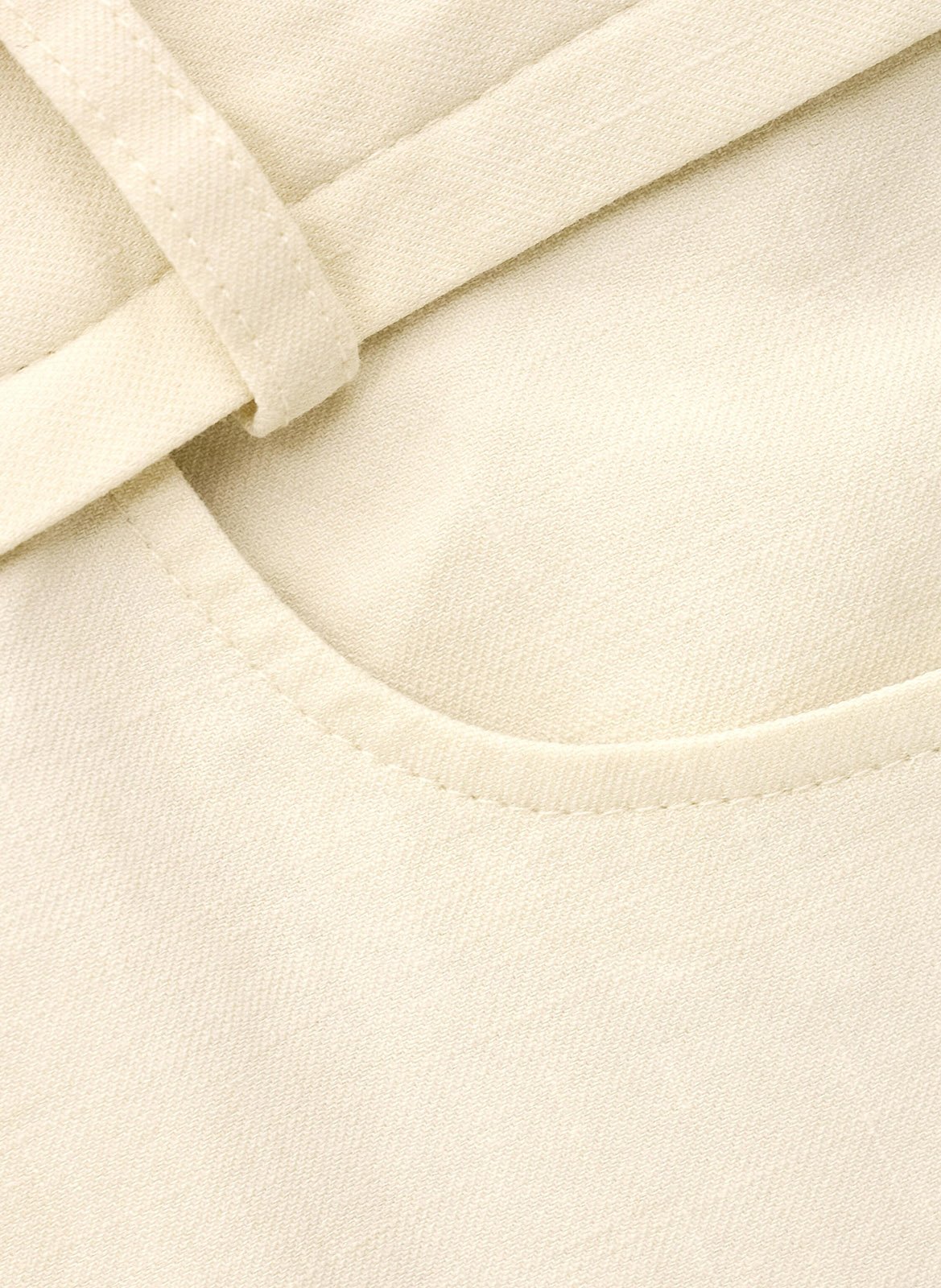 Pantalon large en lin mélangé cista BA&SH Beige
