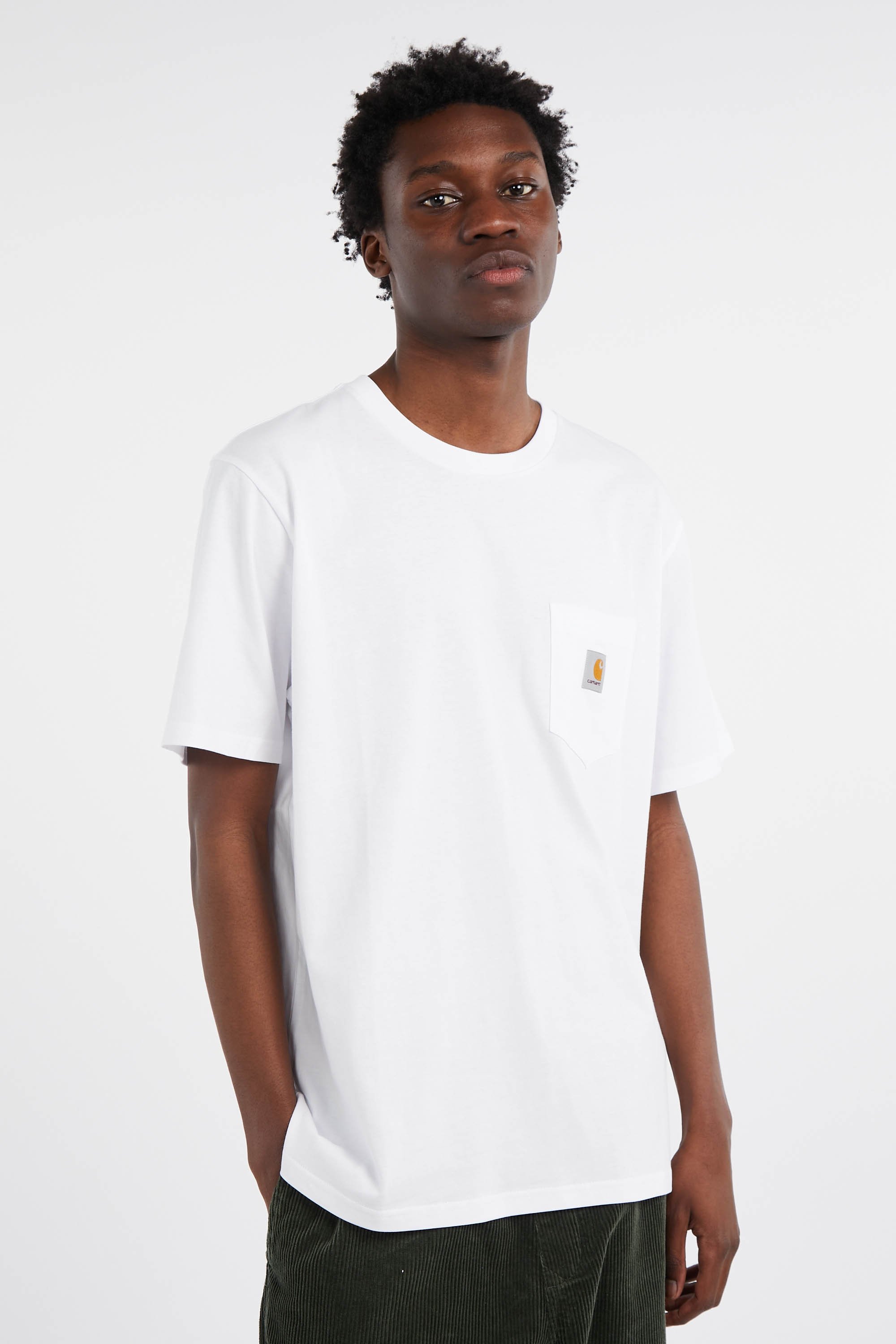 T-shirt pocket CARHARTT WIP Blanc