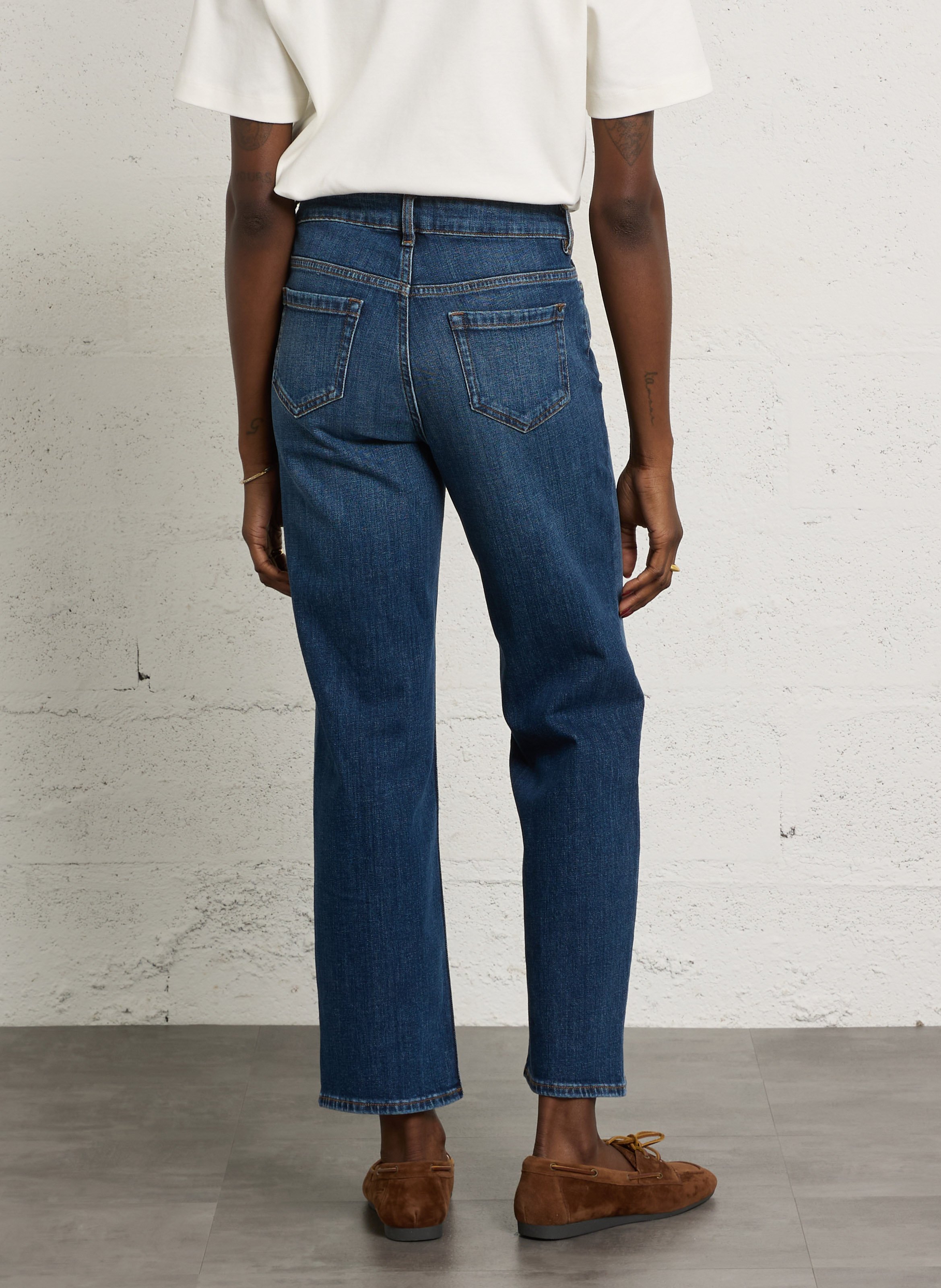 Jean droit taille basse rudy MAISON 123 Bleu