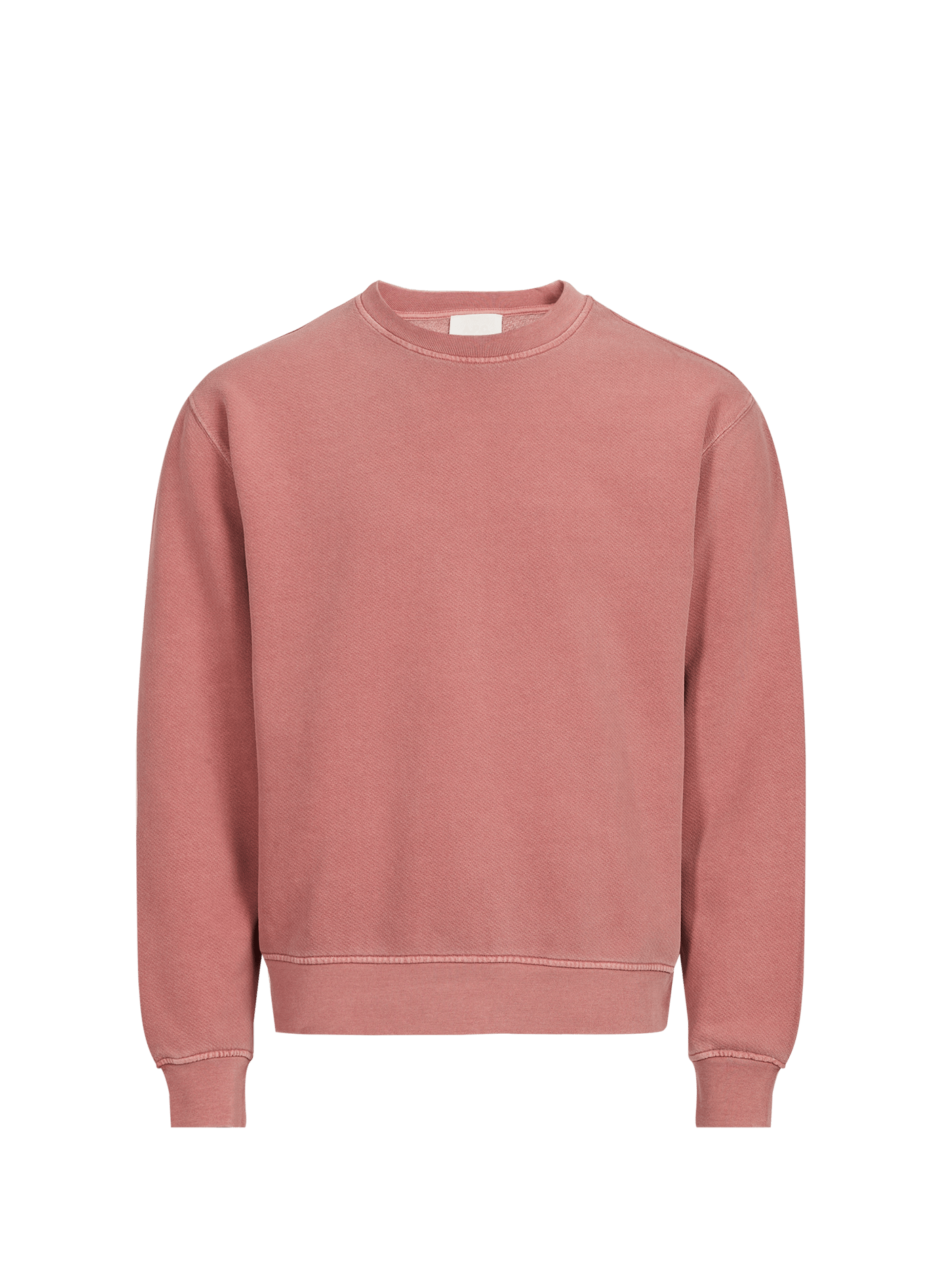 Straight logo cotton sweatshirt A.P.C. Pink