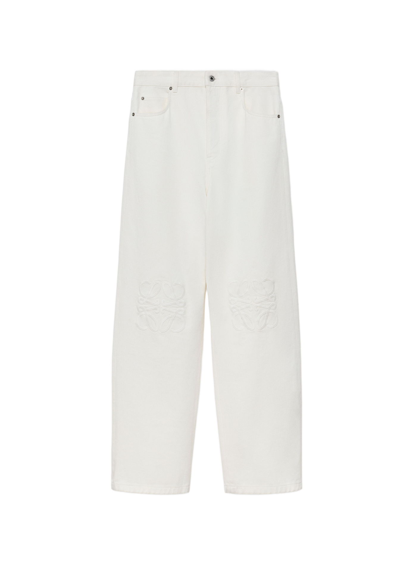 Baggy jeans Anagram in denim LOEWE Wit