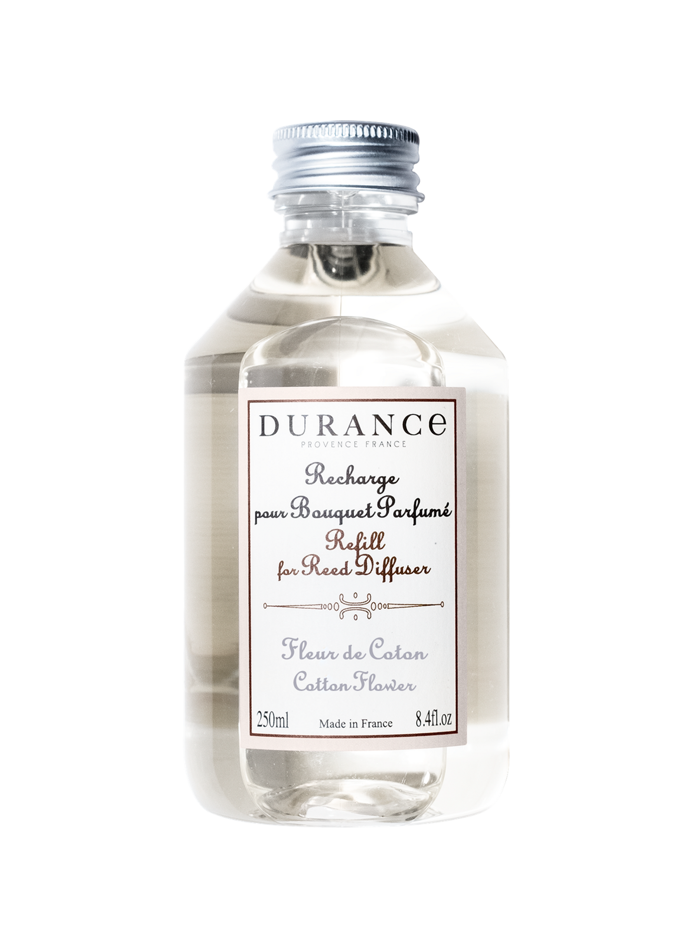 Navulling voor geurverspreider Katoenbloem 250ml DURANCE Wit