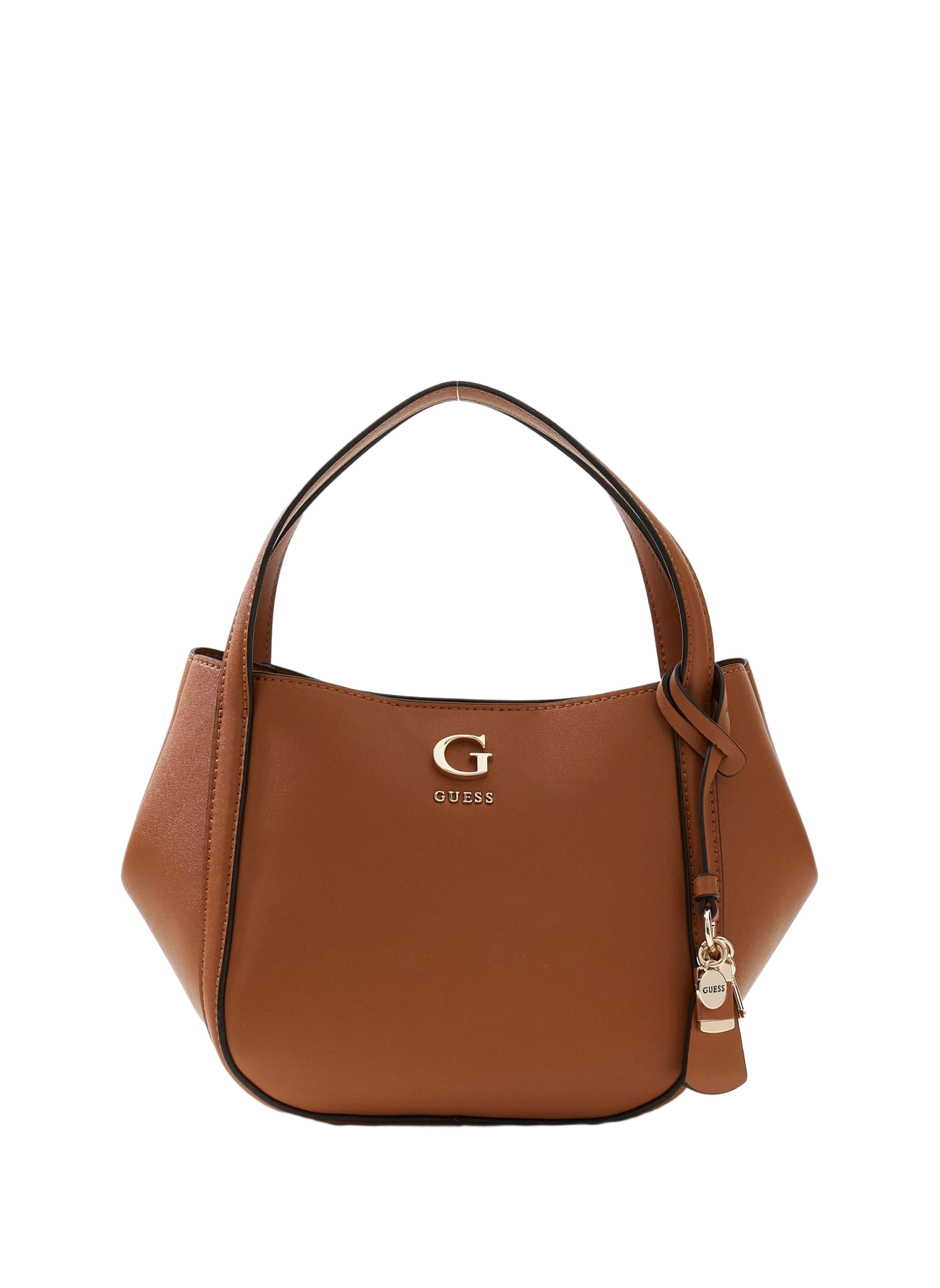Sac à main uni Coleen GUESS Marron
