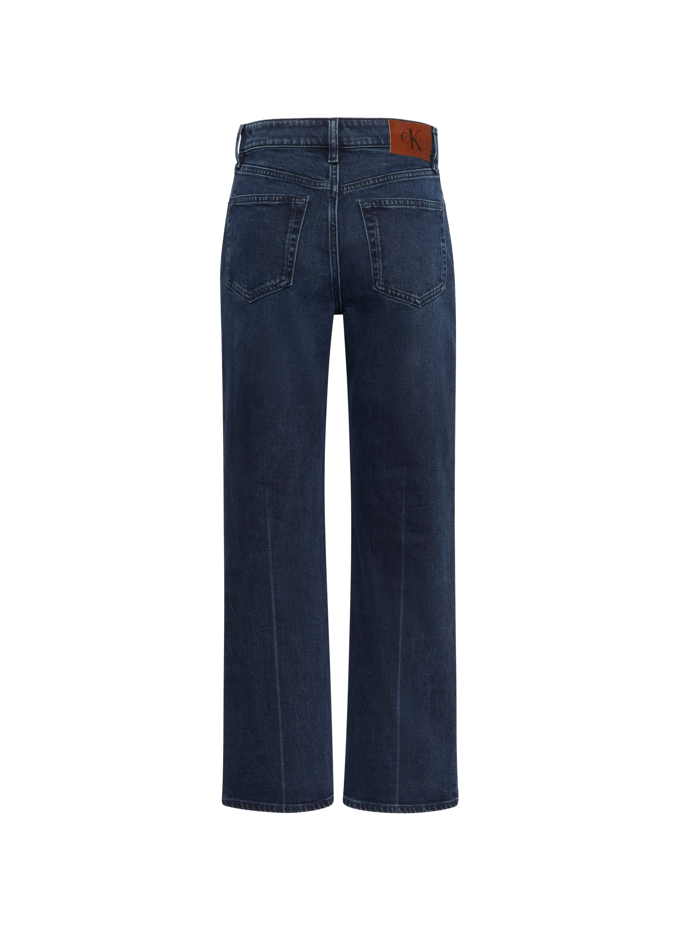 Gerade geschnittene Jeans aus Baumwollmischung CALVIN KLEIN Blau