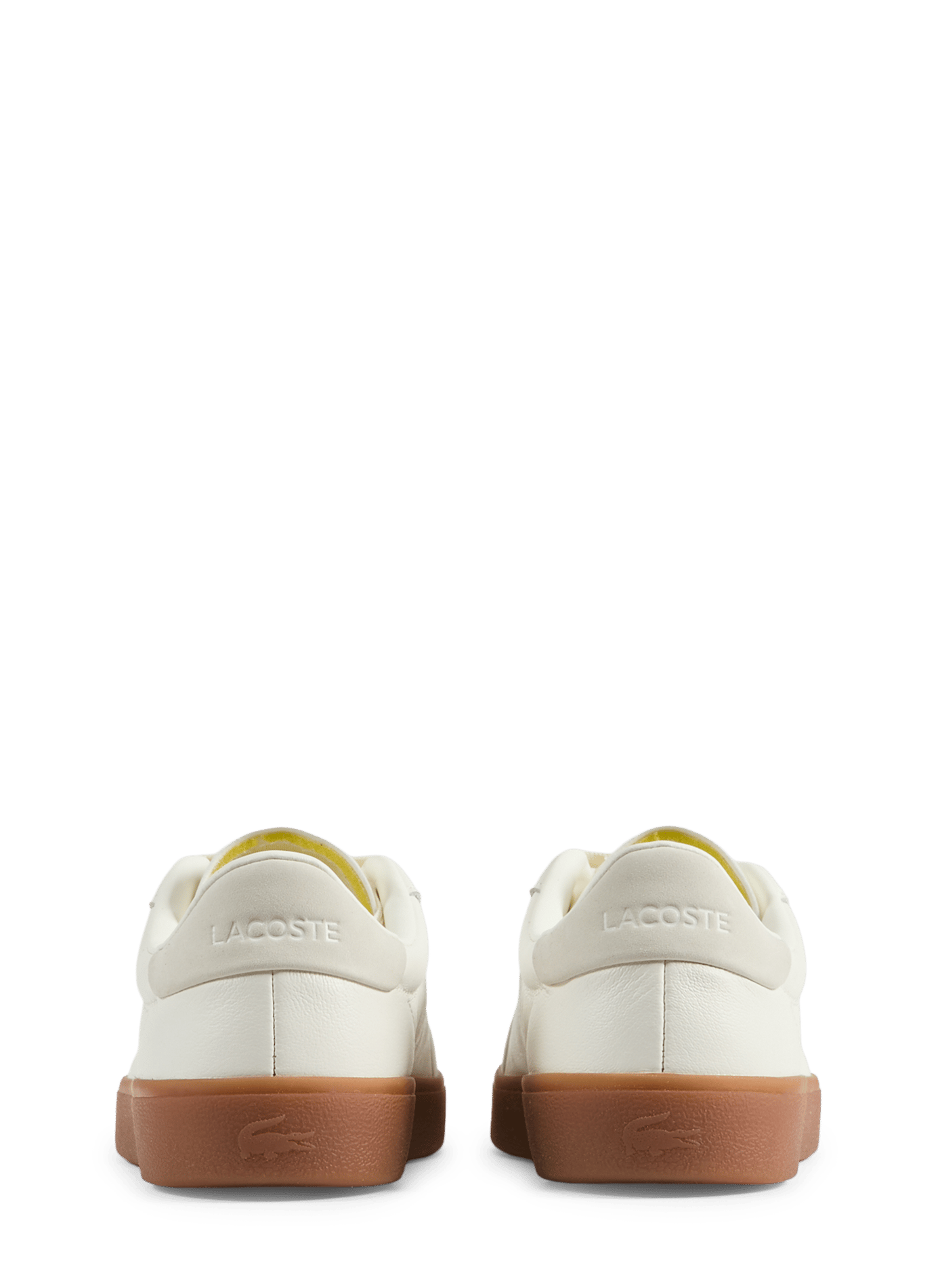 Leather sneakers LACOSTE White