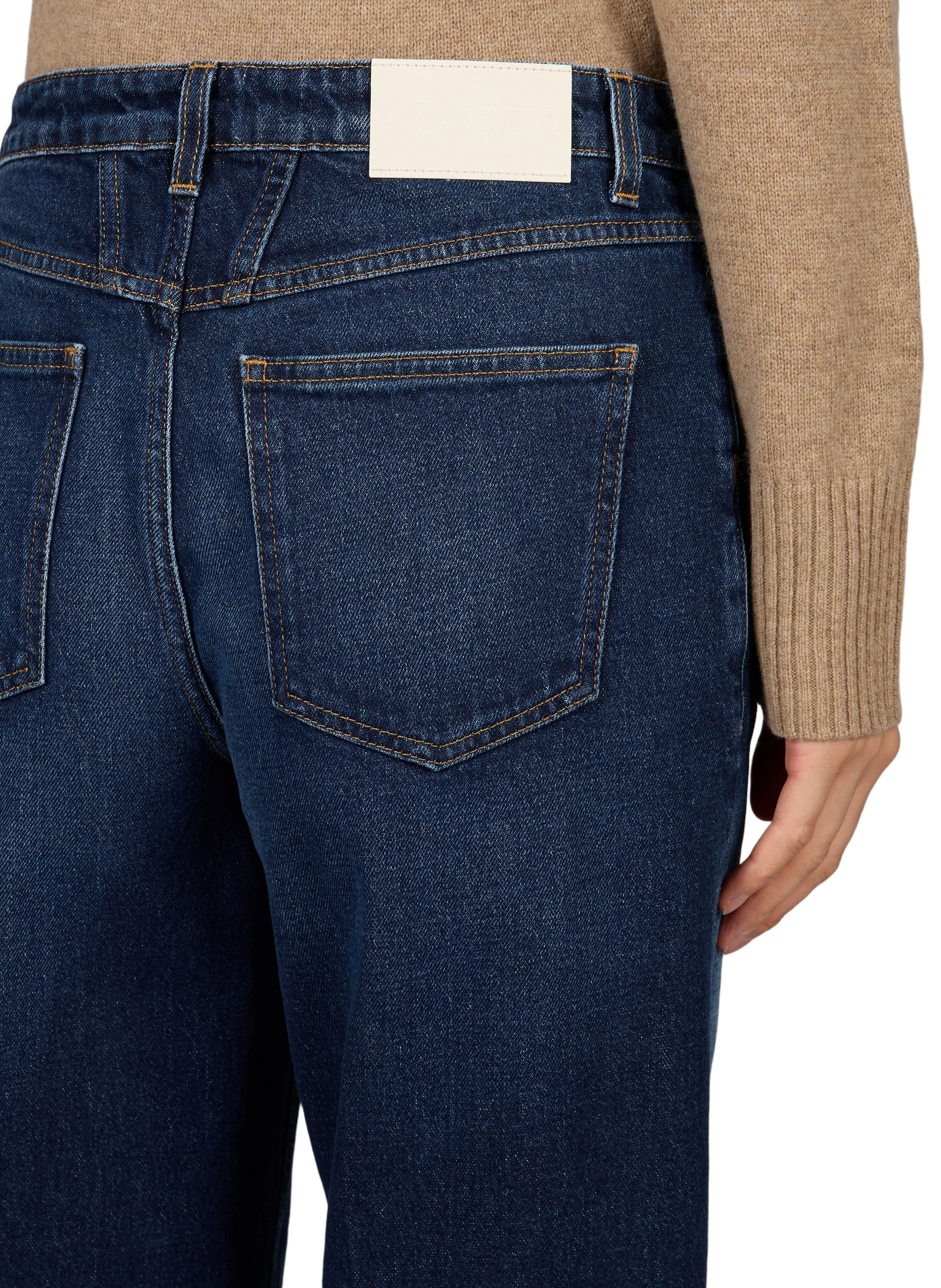 Gerade geschnittene Jeans Stover-X aus Baumwollmischung CLOSED Blau
