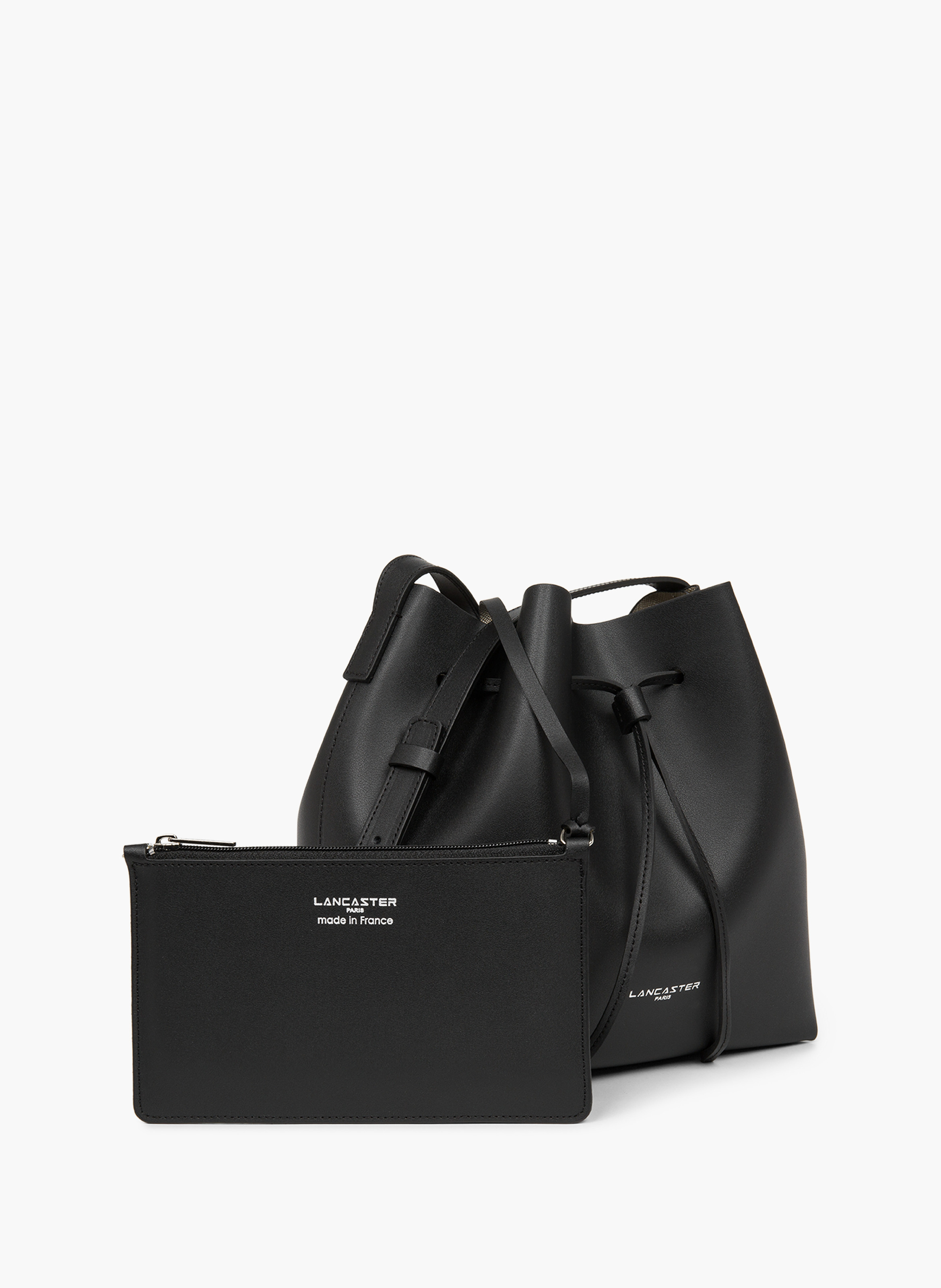 Grand sac bourse - pur & element city LANCASTER Noir