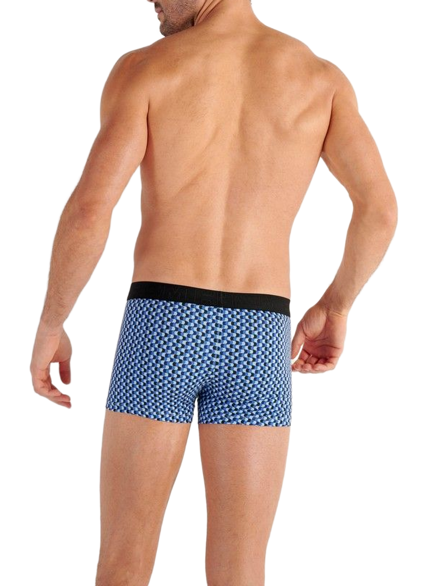 Set of 3 mixed cotton boxers HOM Black