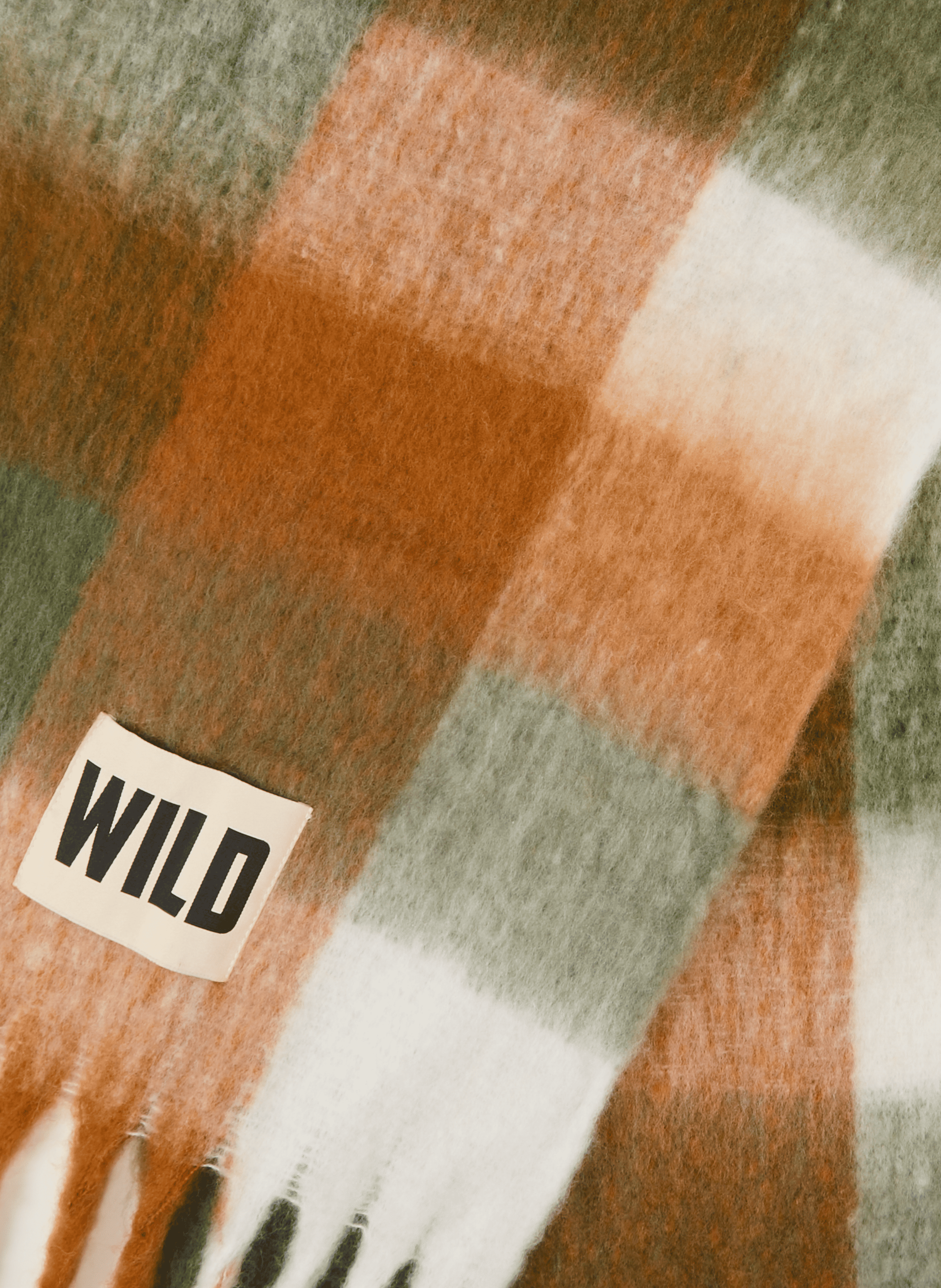 Karierter JOAH Schal WILD Grun