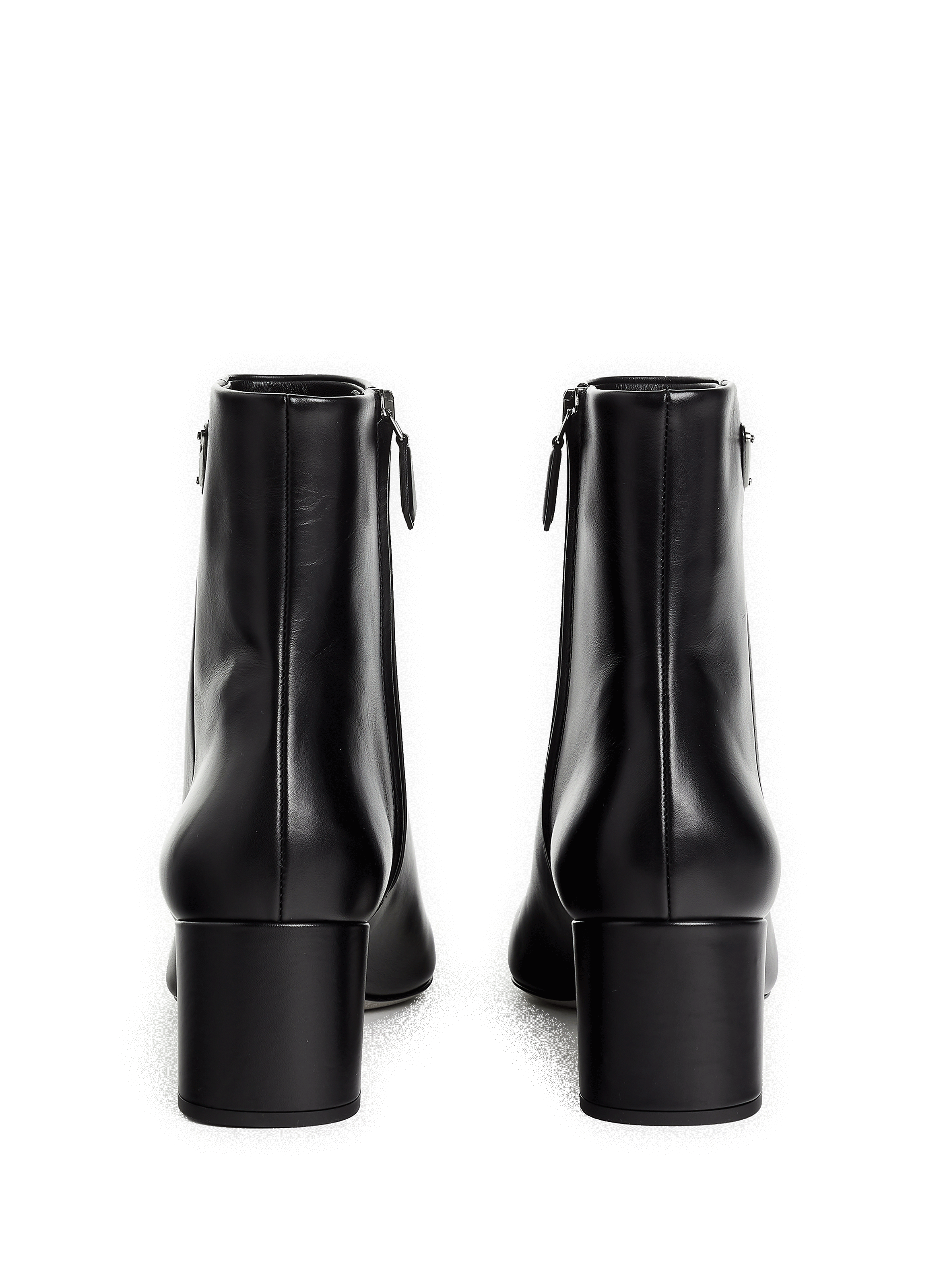 Leather ankle boots  PRADA Black