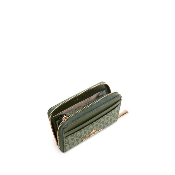 Porte-monnaie imprimé monogramme