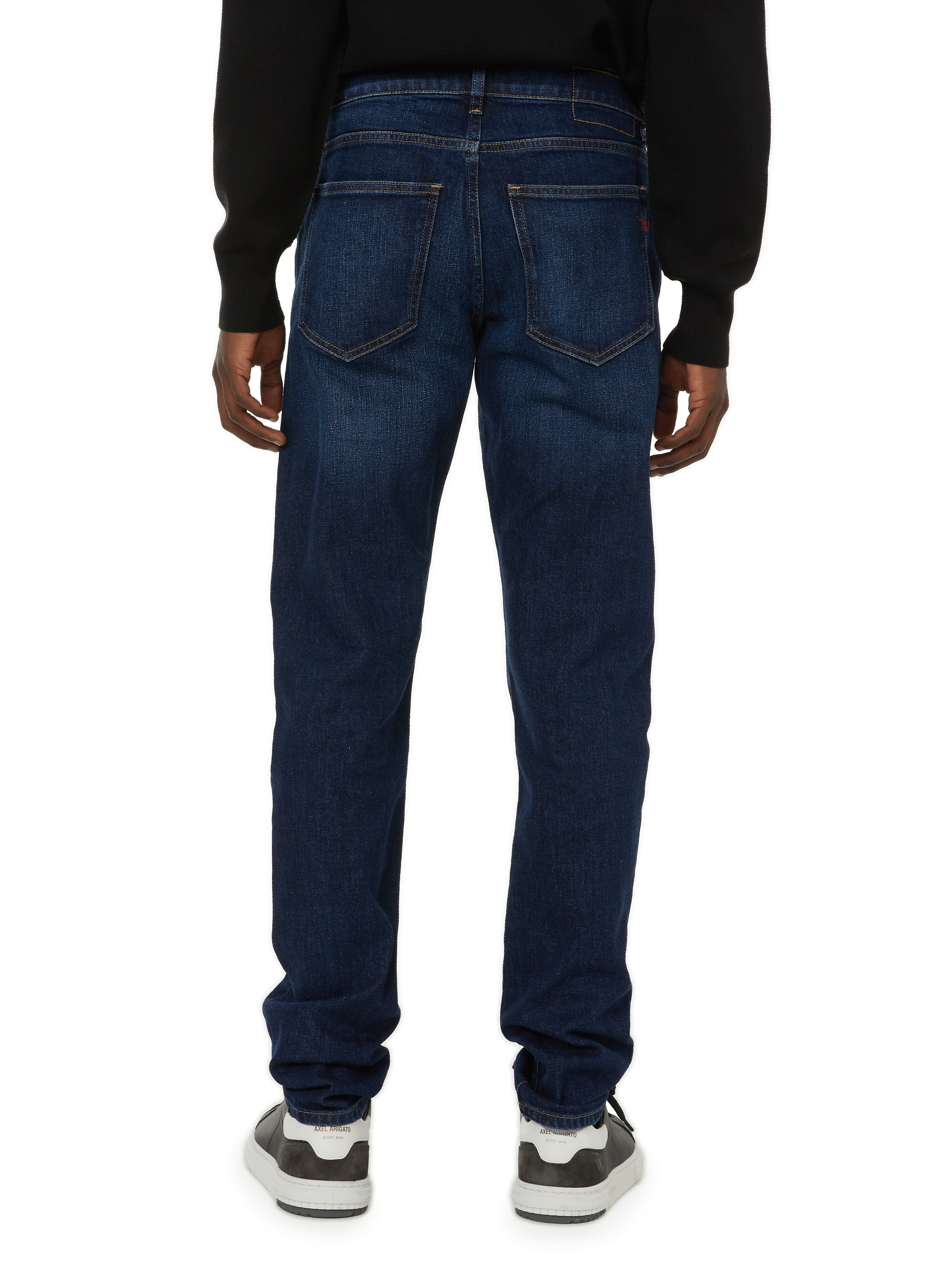 Jean slim en coton et chanvre mélangés DIESEL Bleu