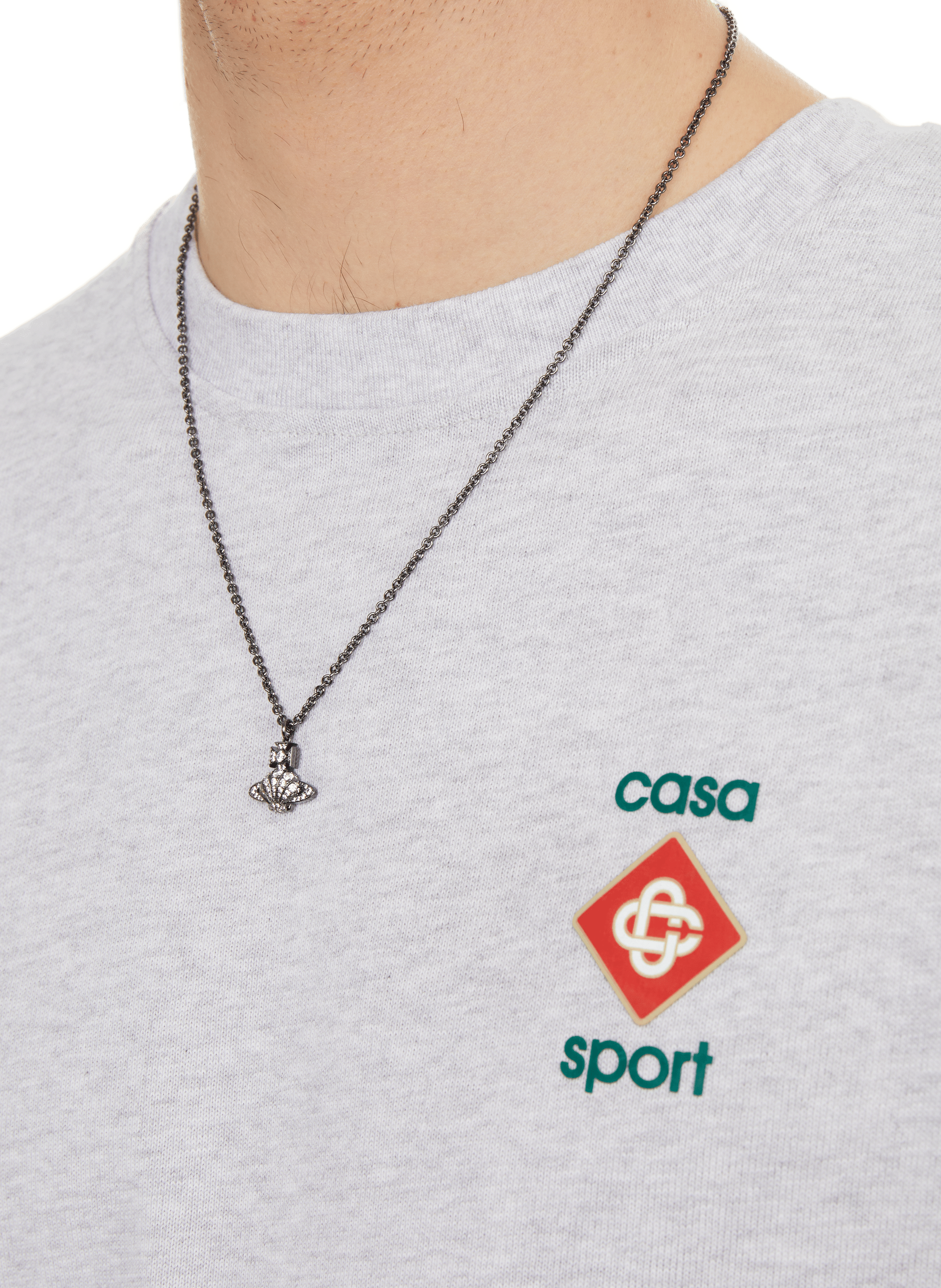 Collier en laiton VIVIENNE WESTWOOD Argent