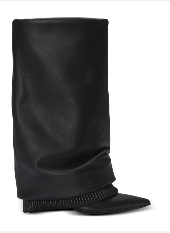 Bottes trousers en cuir de veau Noir by BALMAIN BALMAIN Bottes trousers en cuir de veau Noir
